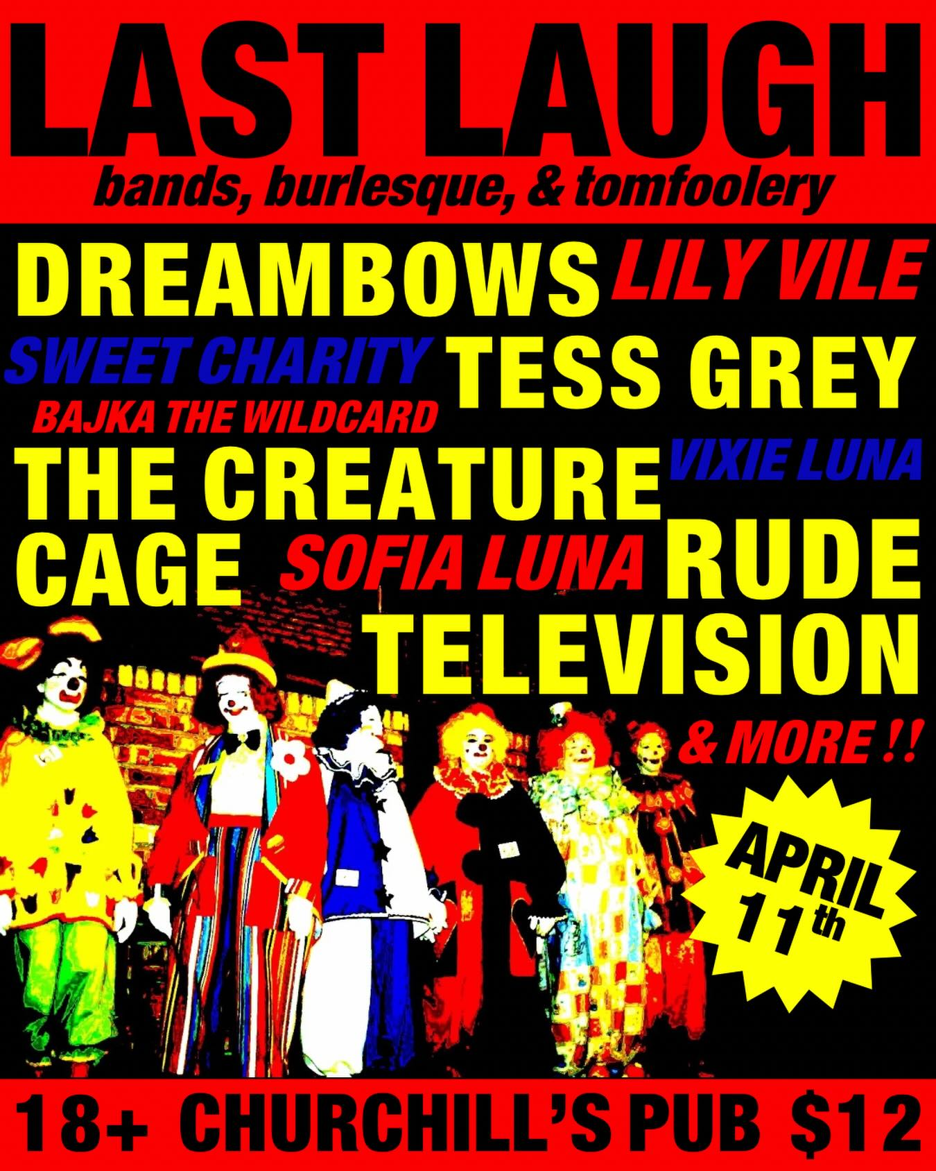 Flyer for LAST LAUGH
