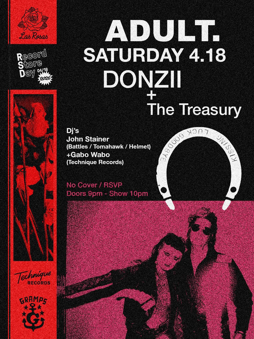 Flyer for RSD: Adult. + Donzii +