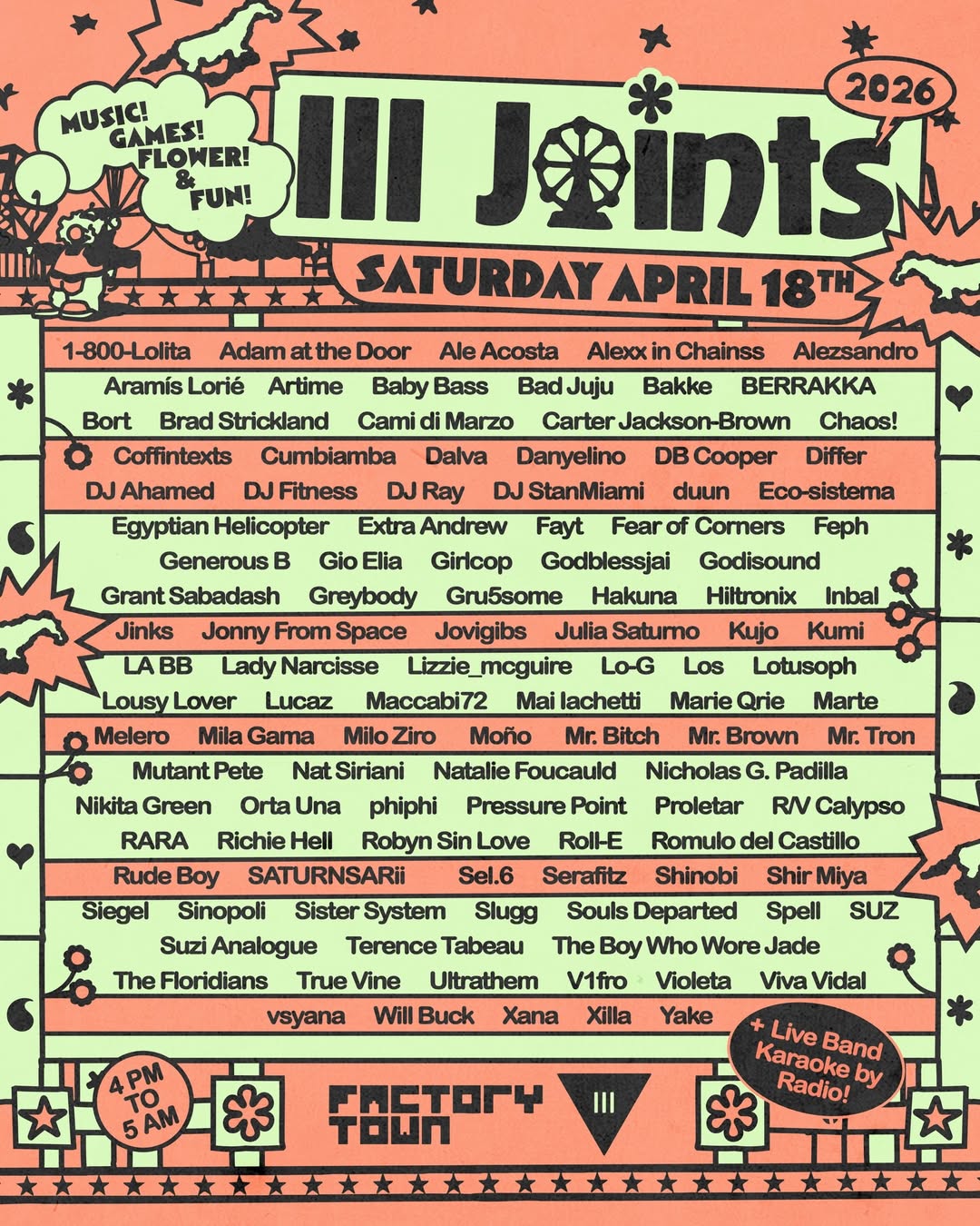 Flyer for III Joints