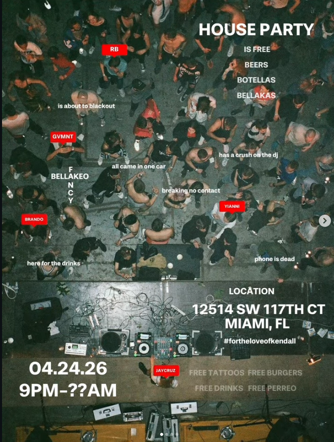 Flyer for House Party
