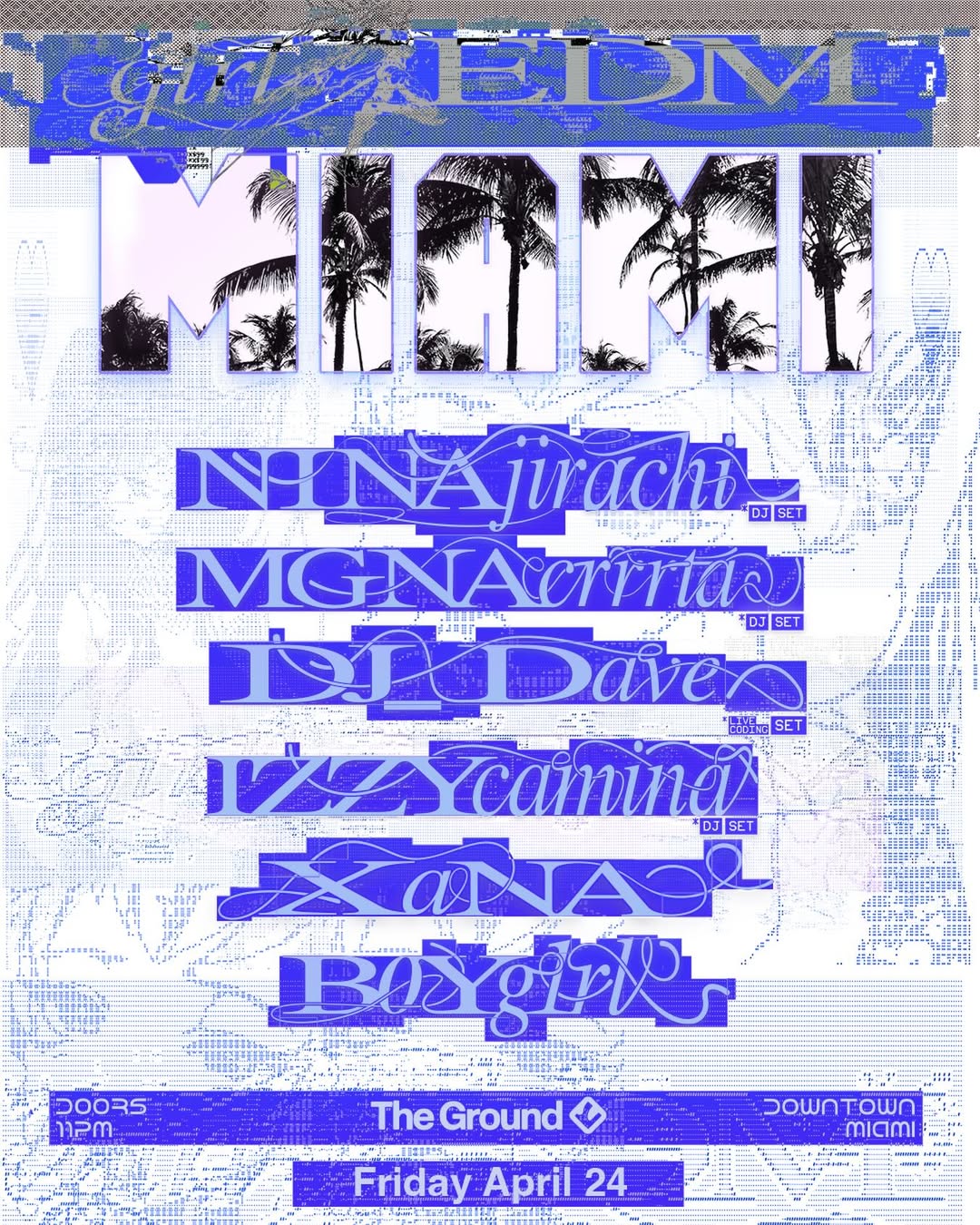 Flyer for Ninajirachi Presents: girl EDM Miami