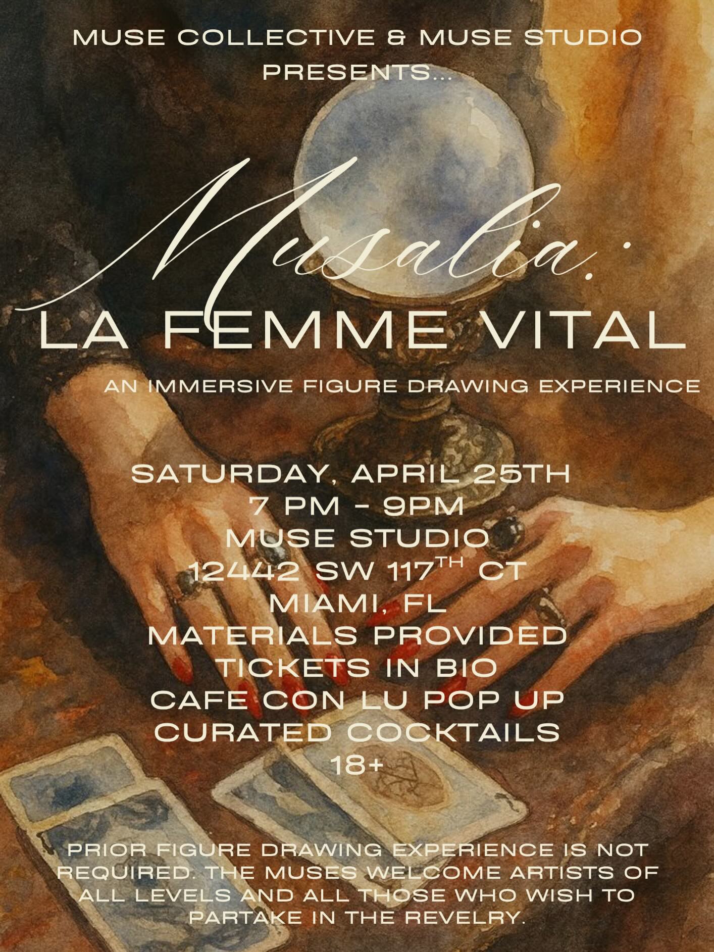 Flyer for Musalia: La Femme Vitale