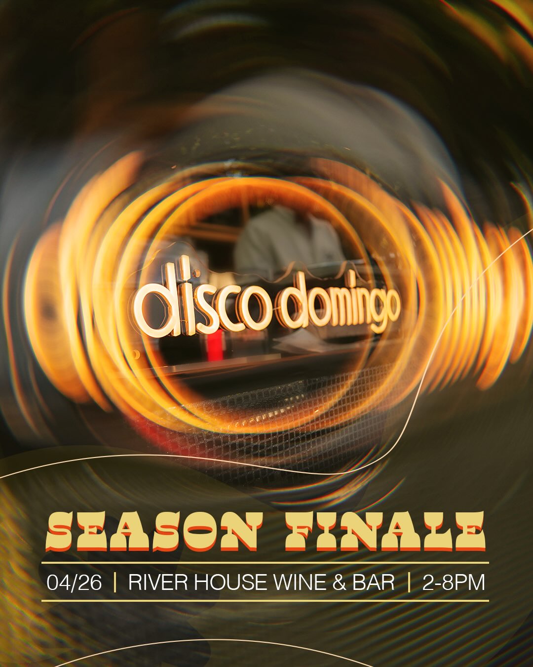 Flyer for Disco Domingo: Season Finale