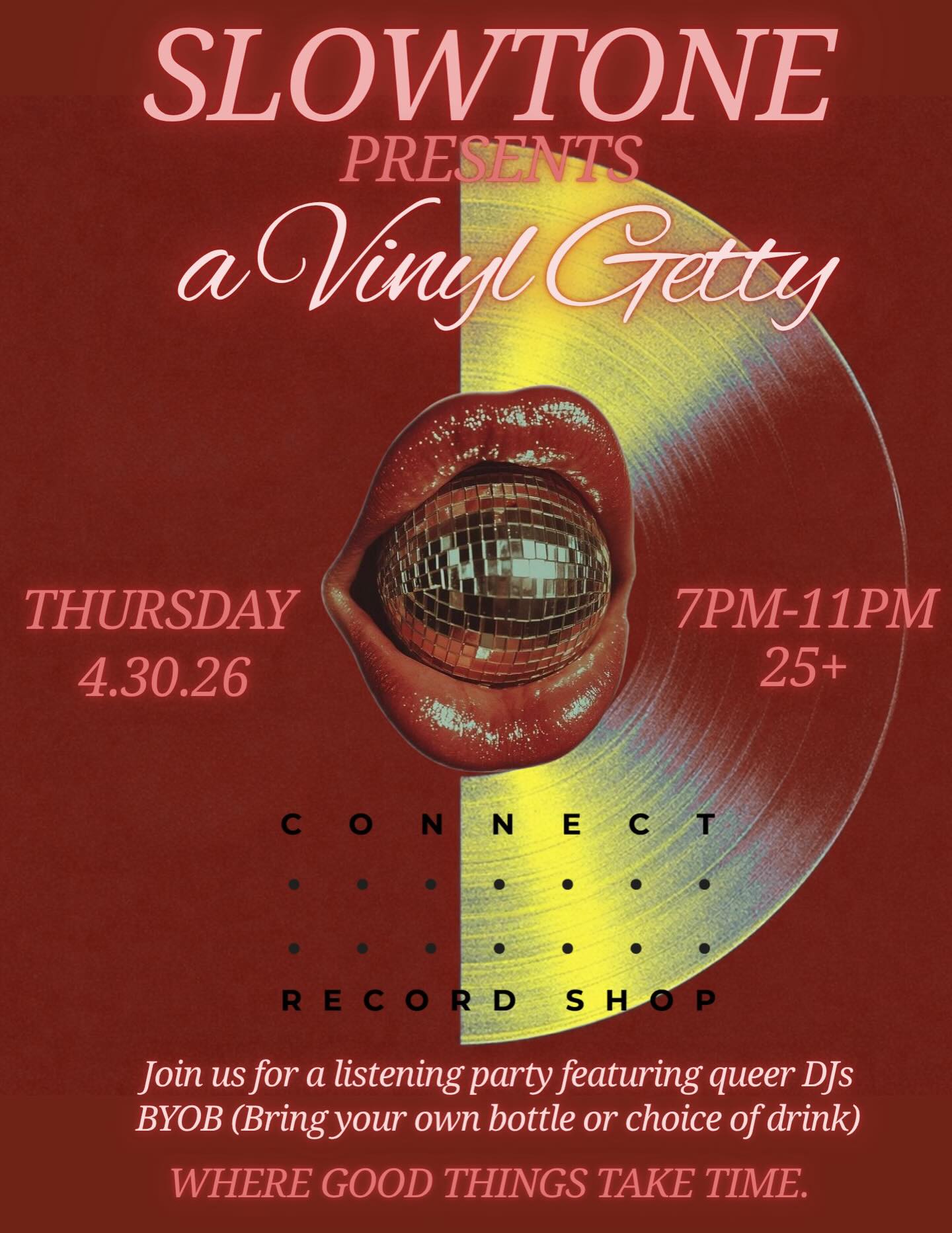 Flyer for a Vinyl Getty
