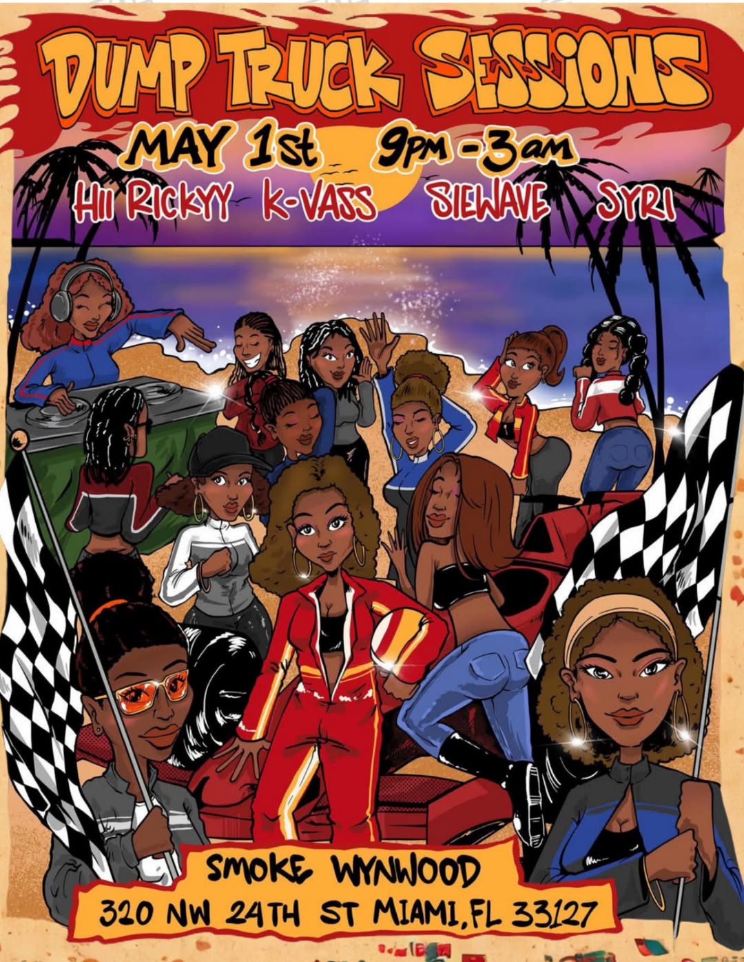 Flyer for Dump Truck Sessions