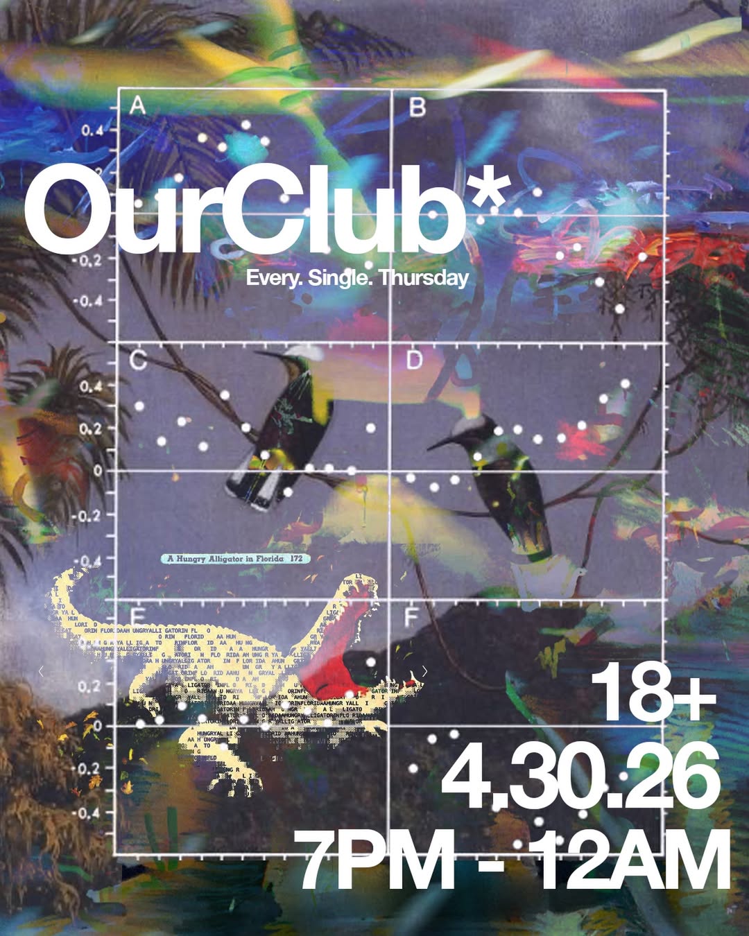 Flyer for OurClub: Fire of Love (2022)