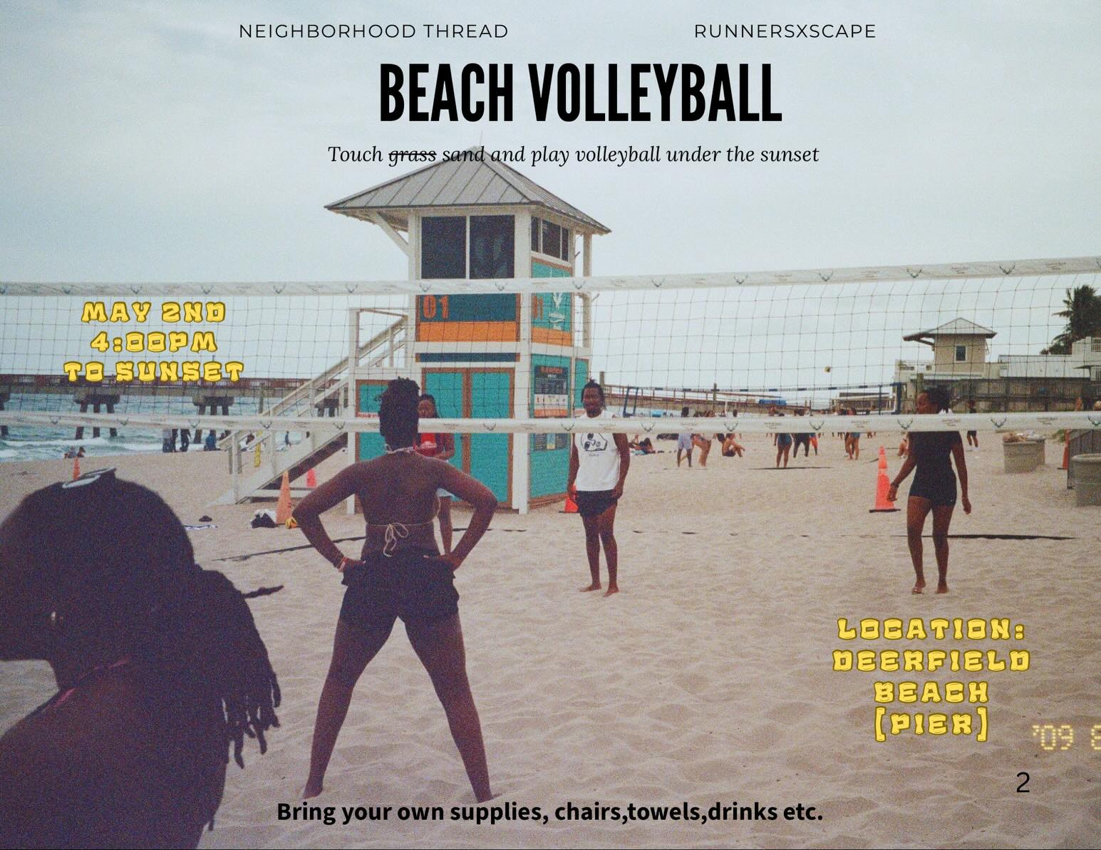 Flyer for Beach Social