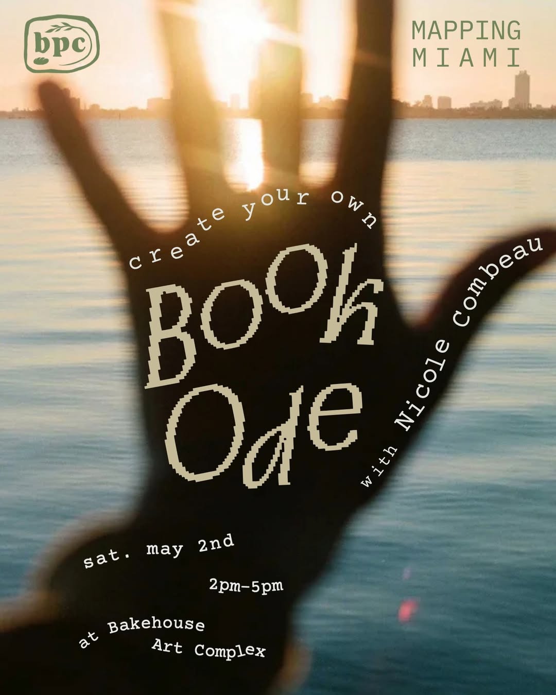 Flyer for Mapping Miami: Book Odes