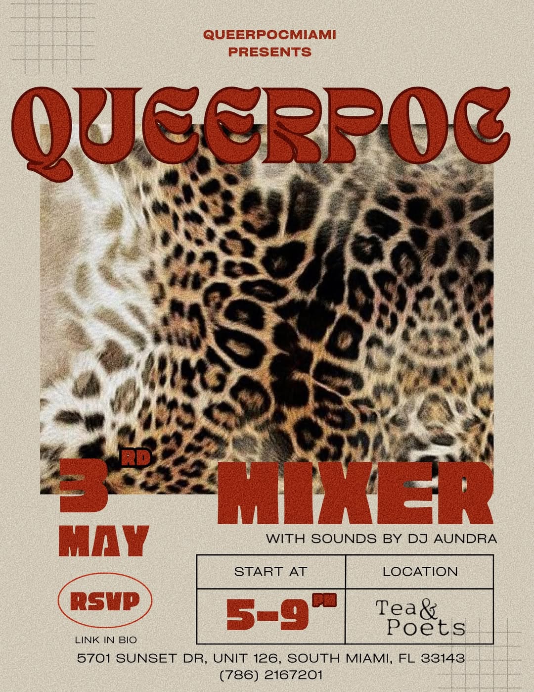 Flyer for QUEERPOC MIXER