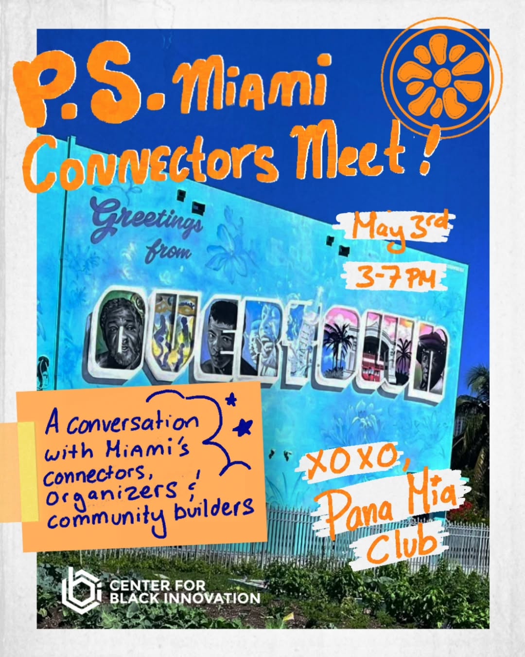 Flyer for P.S. Miami Connectors Meet!
