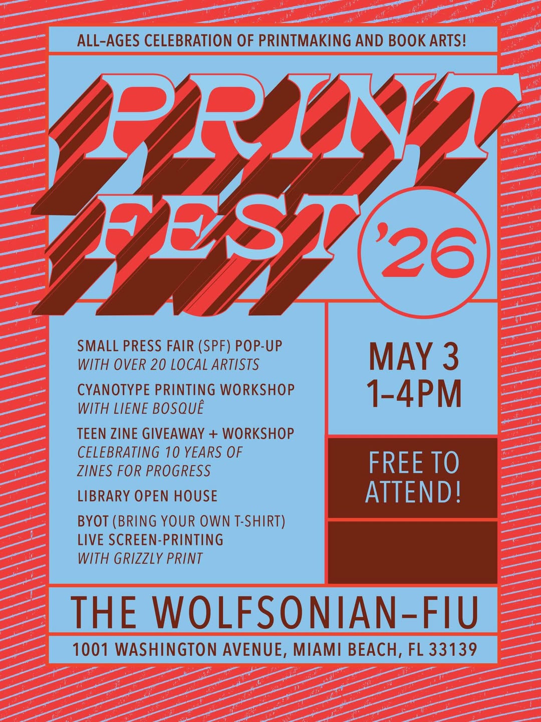 Flyer for PrintFest '26