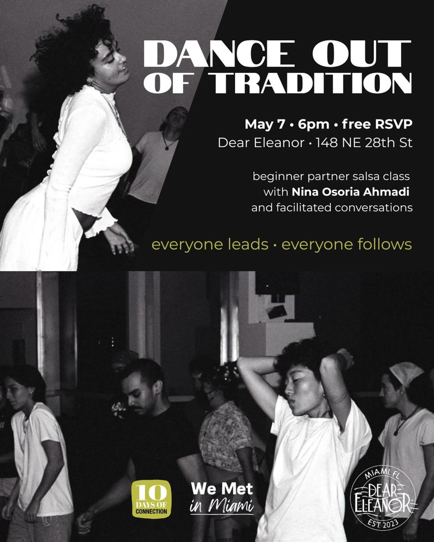 Flyer for Dance Out of Tradition