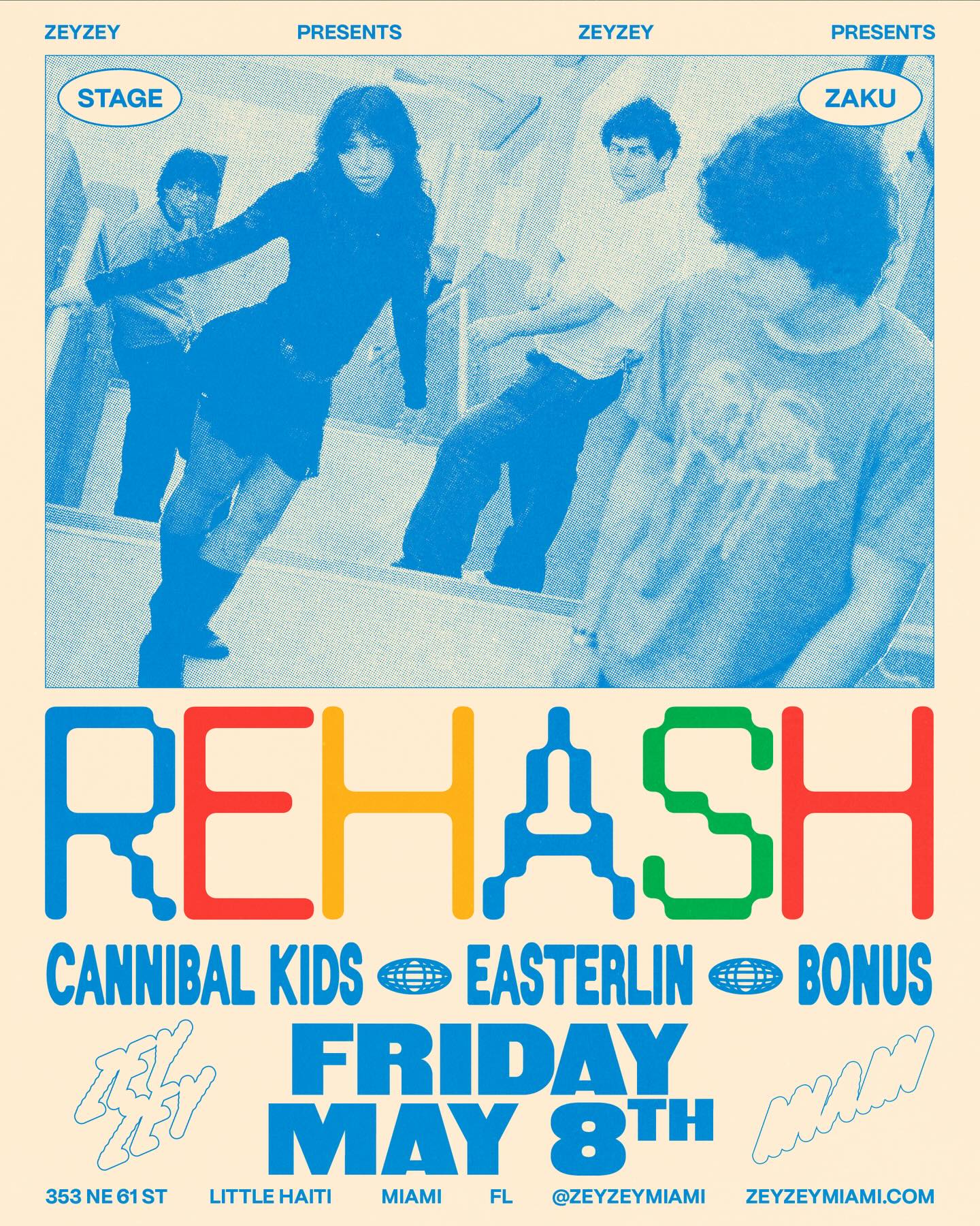 Flyer for Rehash* + Cannibal Kids +