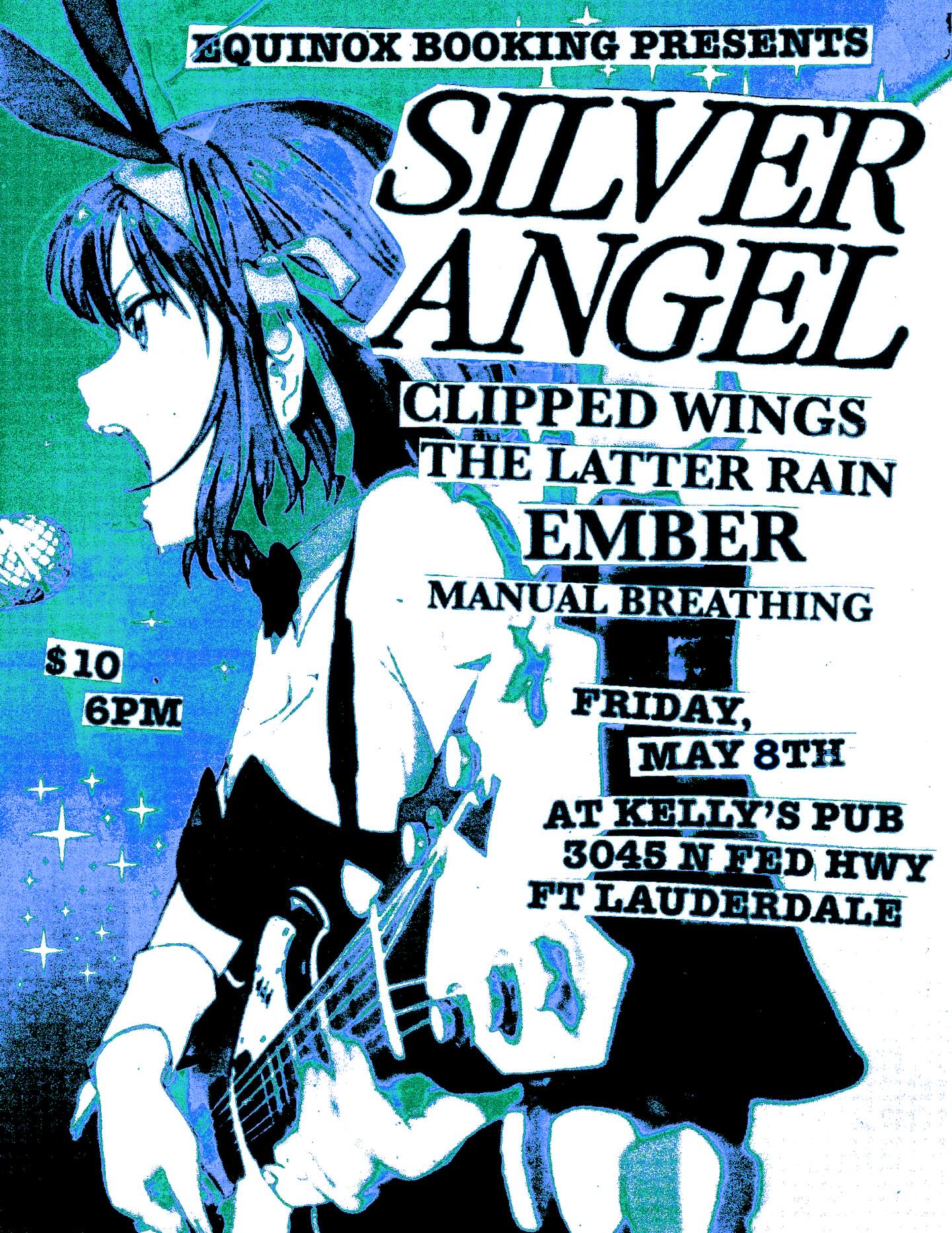 Flyer for Silver Angel + Clipped Wings +