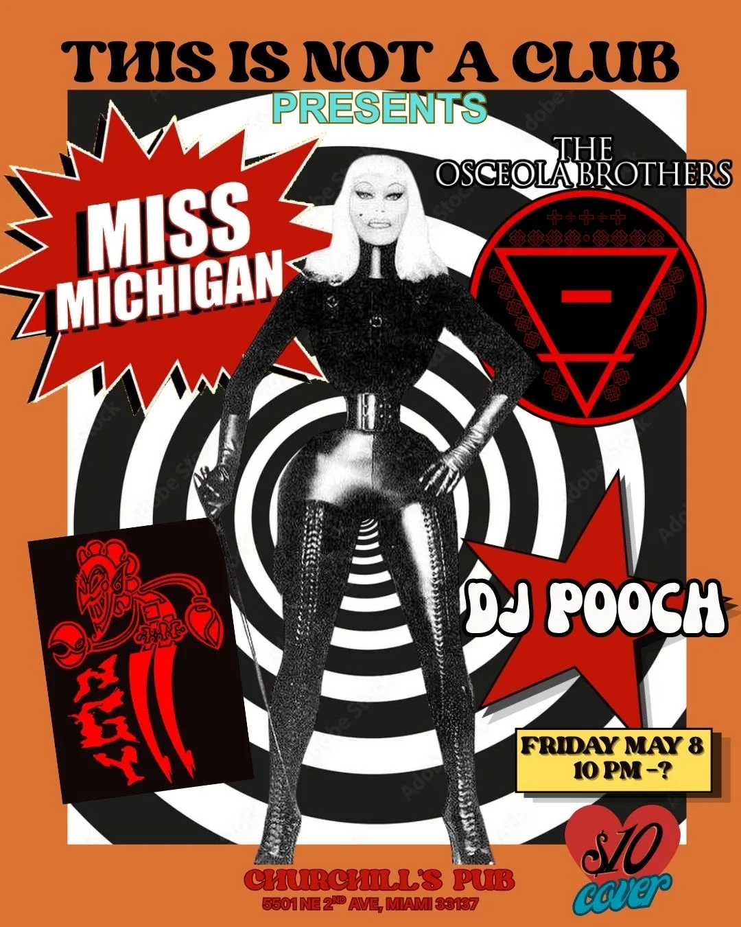 Flyer for NGY + Miss Michigan +