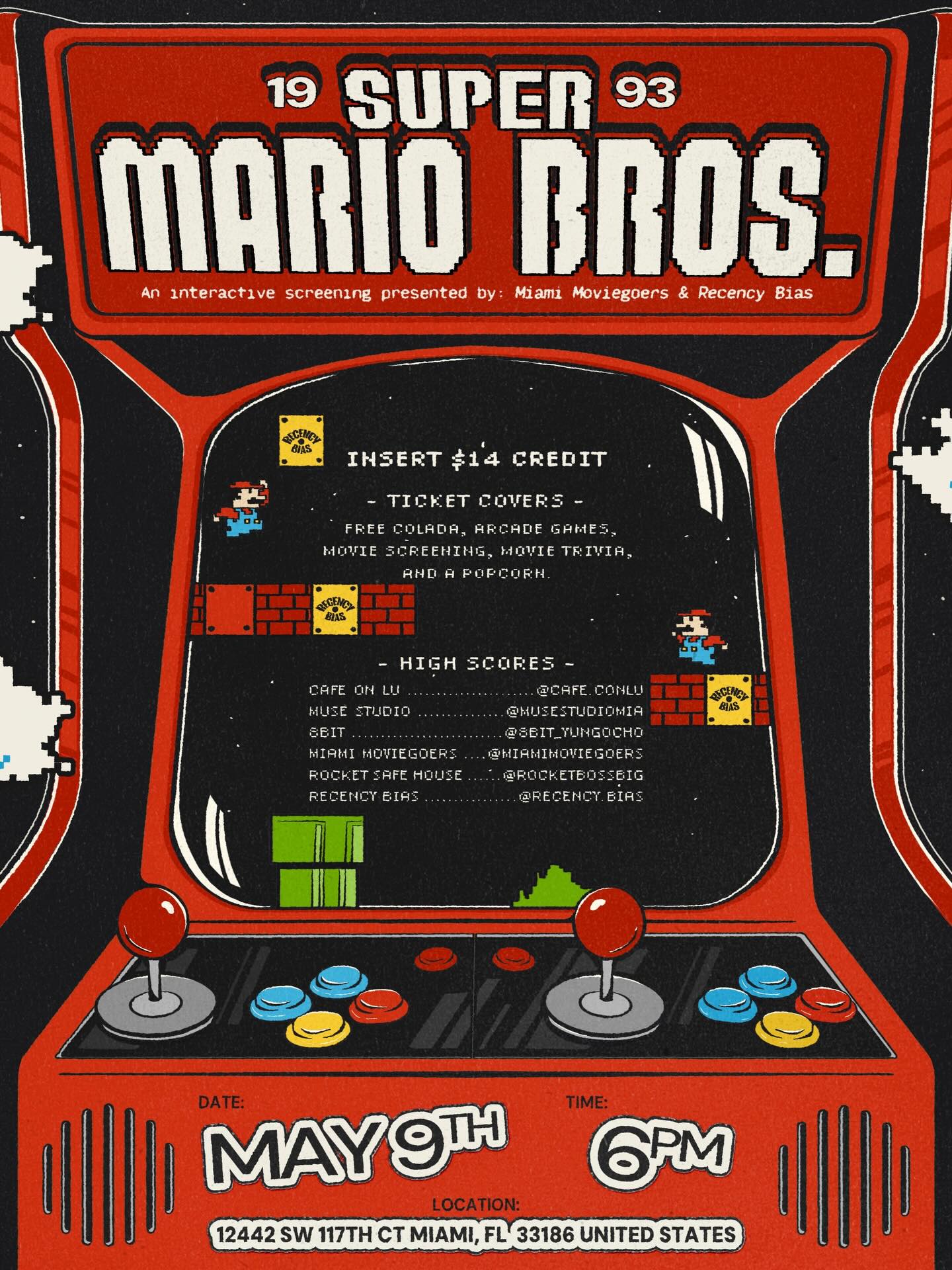 Flyer for Super Mario Bros. (1993)