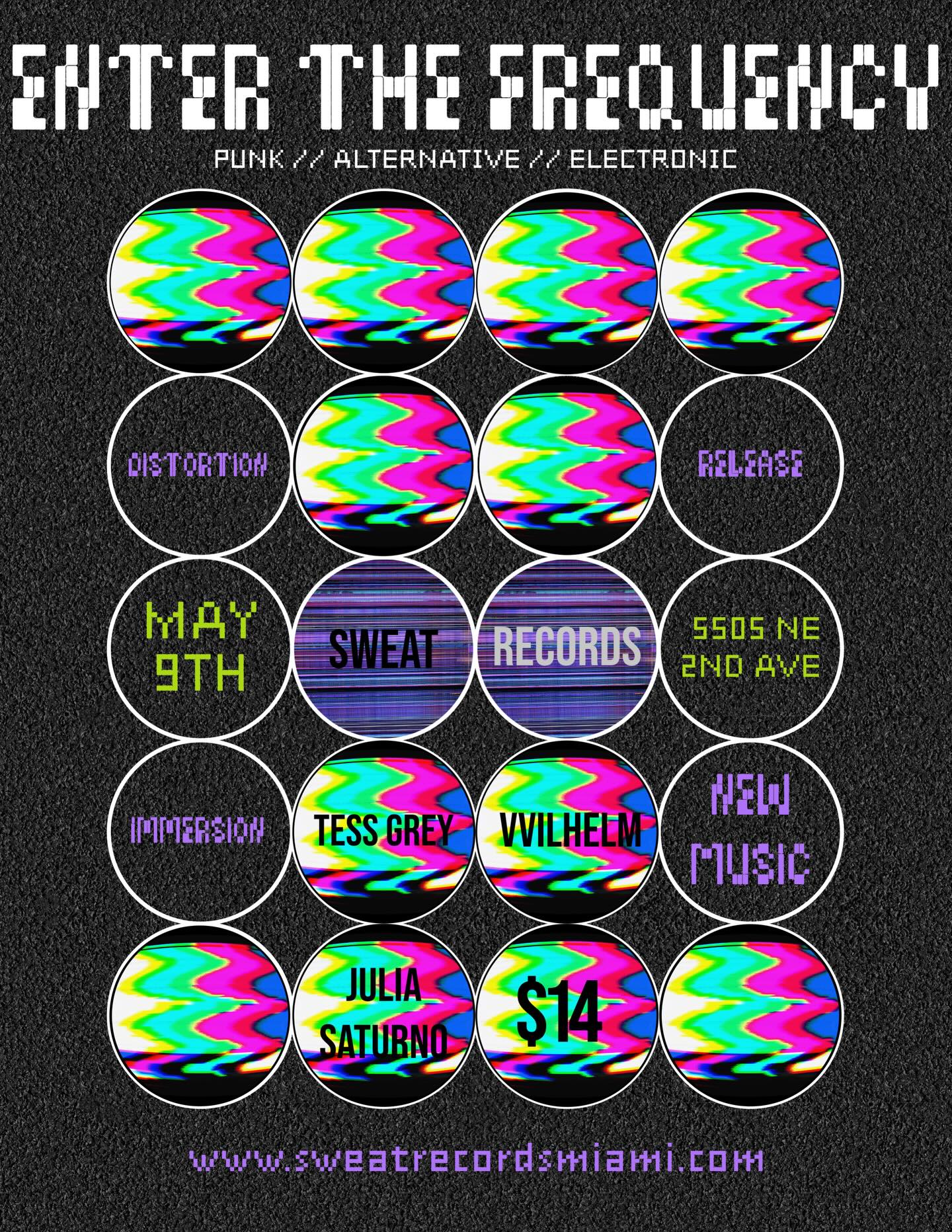 Flyer for ENTER THE FREQUENCY