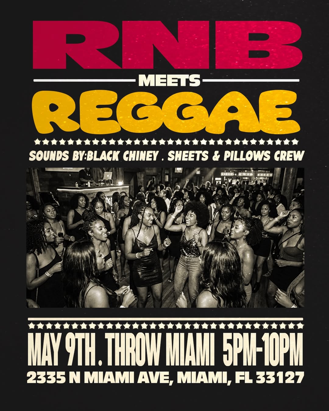 Flyer for RNB meets Reggae