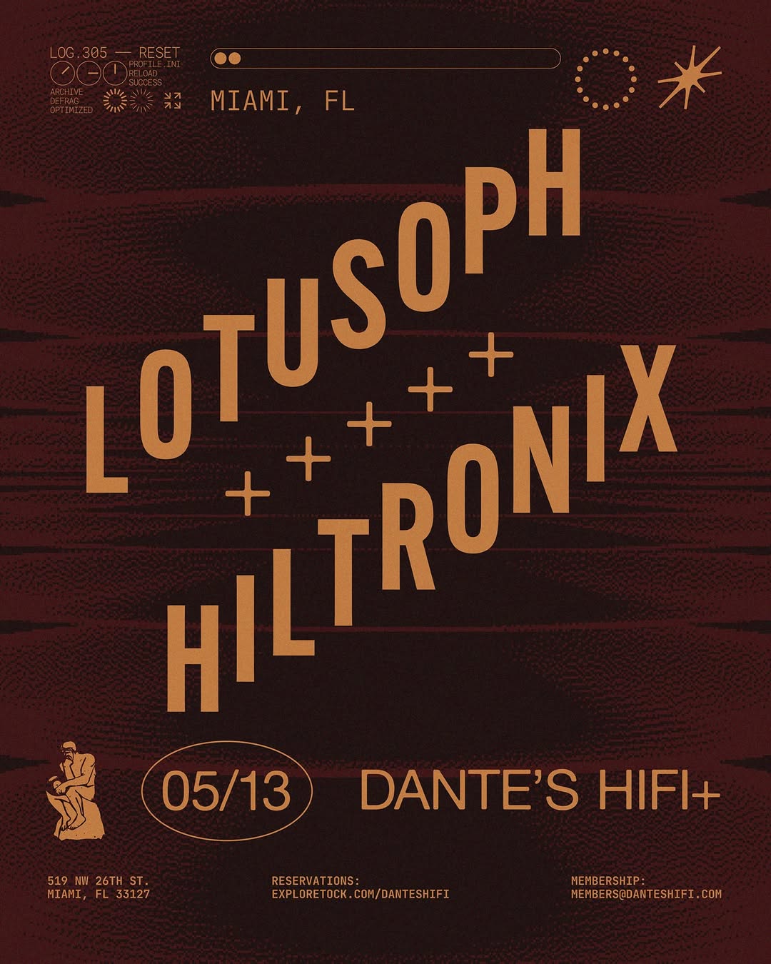 Flyer for Lotusoph + Hiltronix