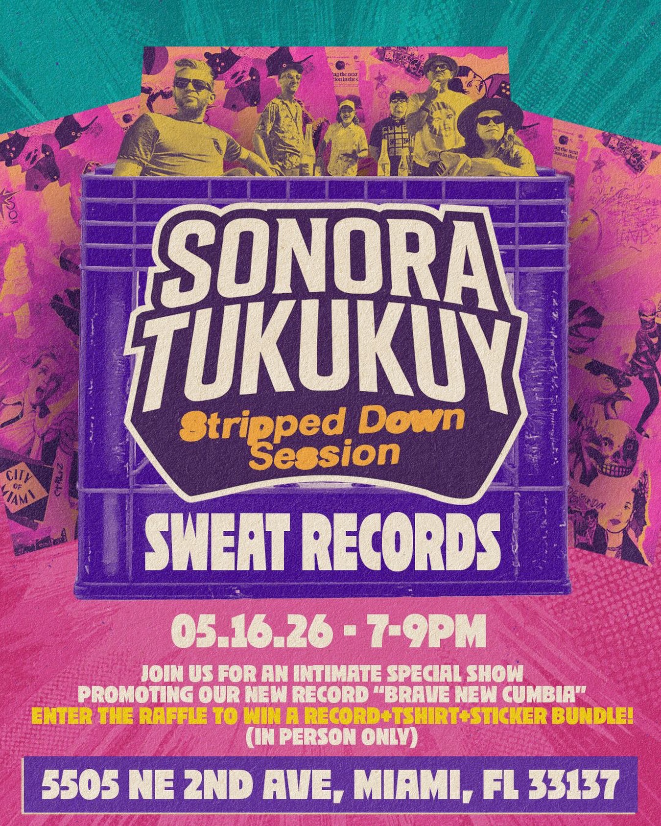 Flyer for Sonora Tukukuy: Stripped Down