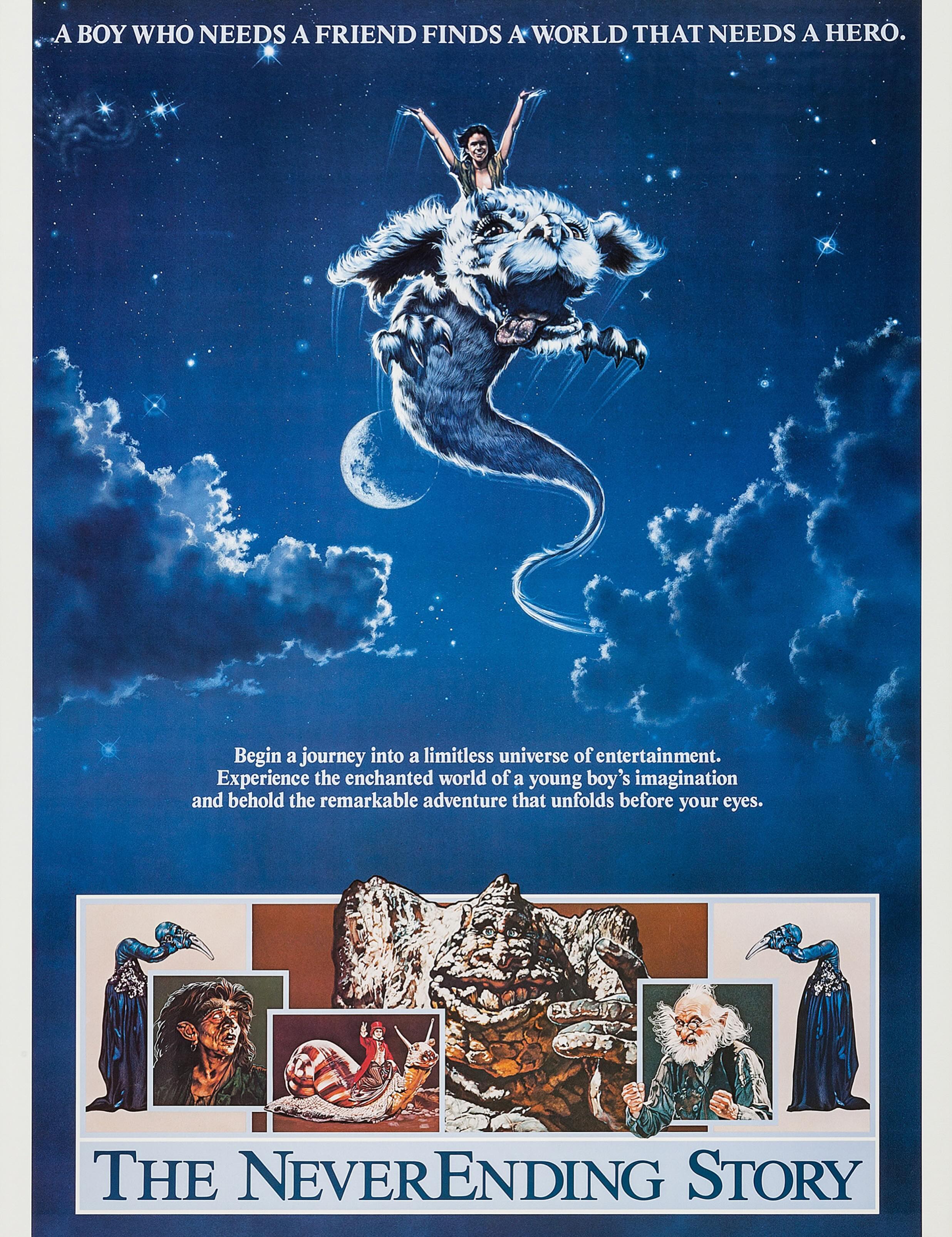 Flyer for "THE NEVERENDING STORY" (1984) vs "LABYRINTH" (1986)