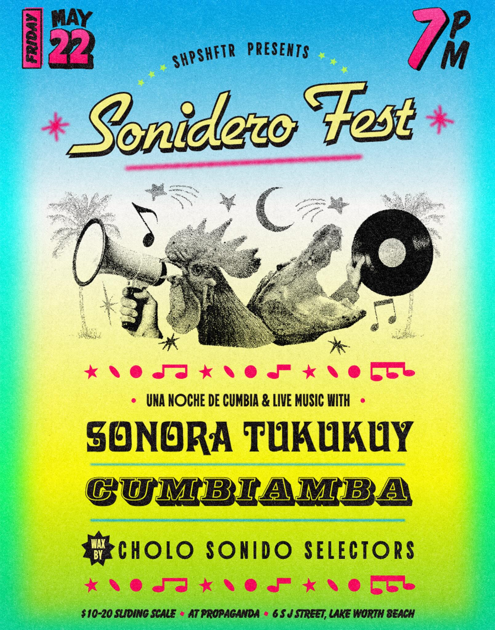 Flyer for Sonidero Fest