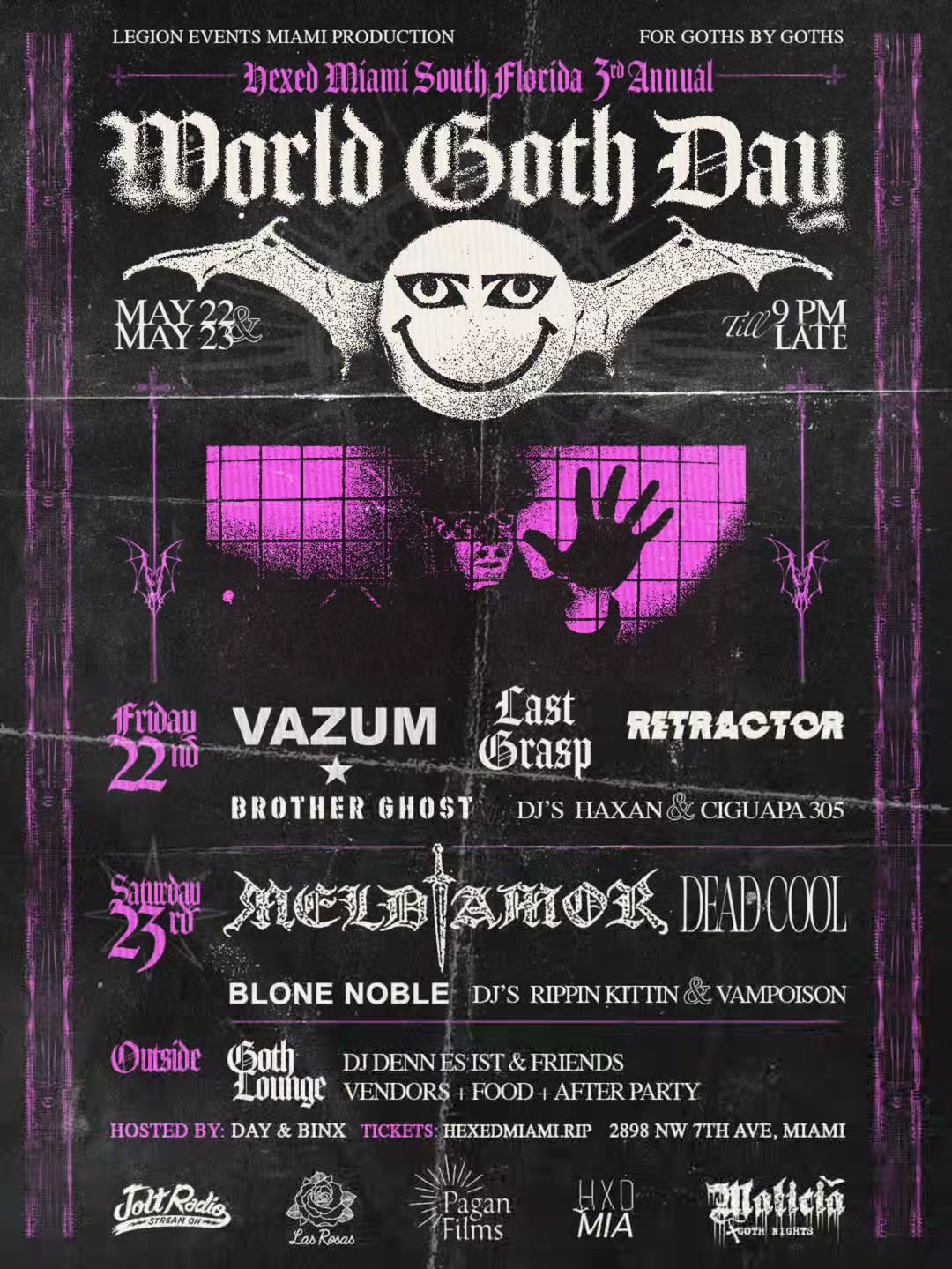 Flyer for World Goth Day