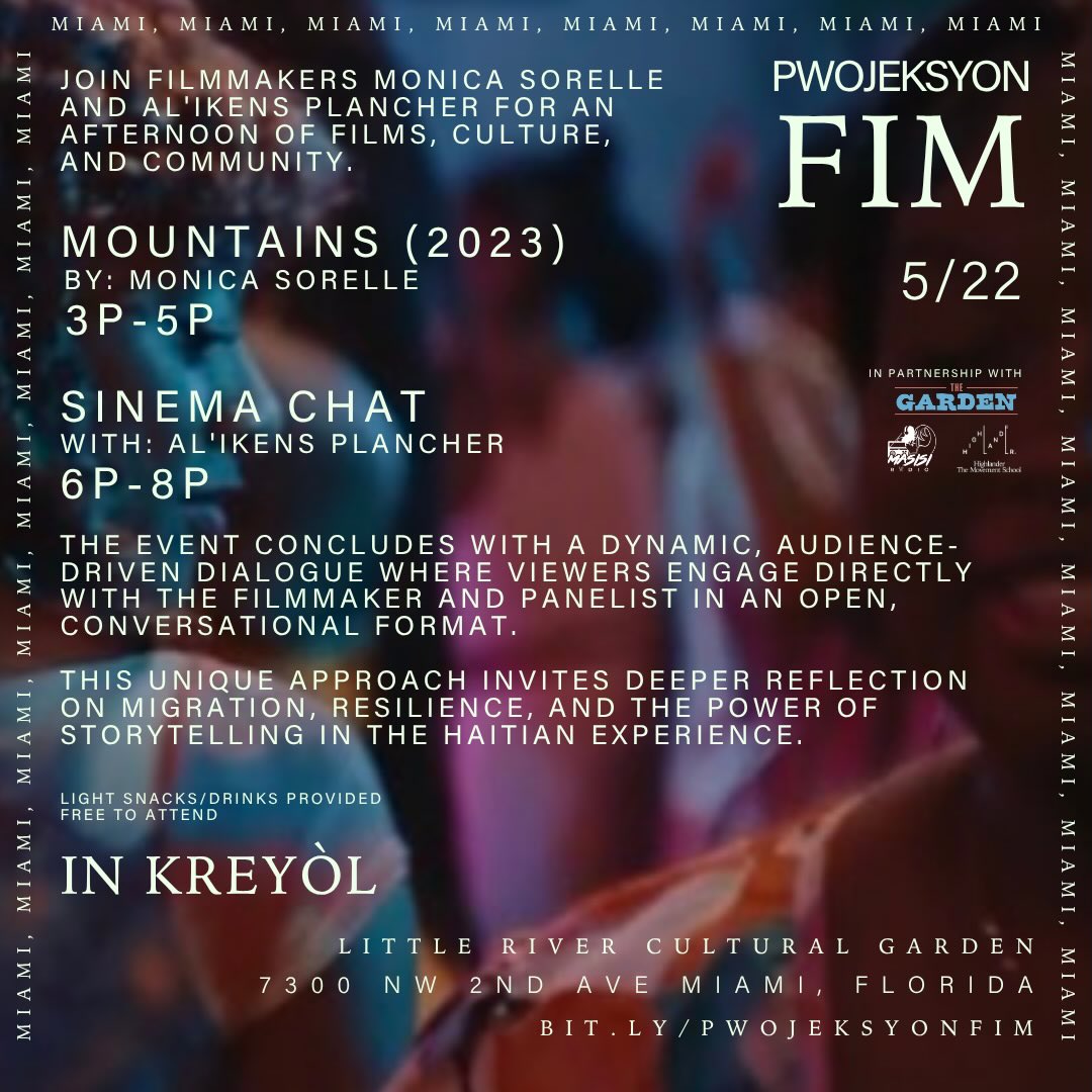 Flyer for Mountains (2023) + SINEMA CHAT