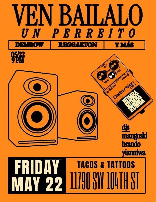 Flyer for Ven Bailalo