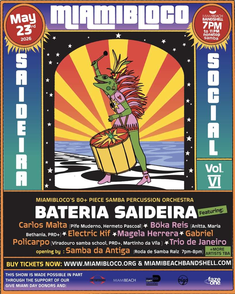 Flyer for Saideira Social Show Vol. VI