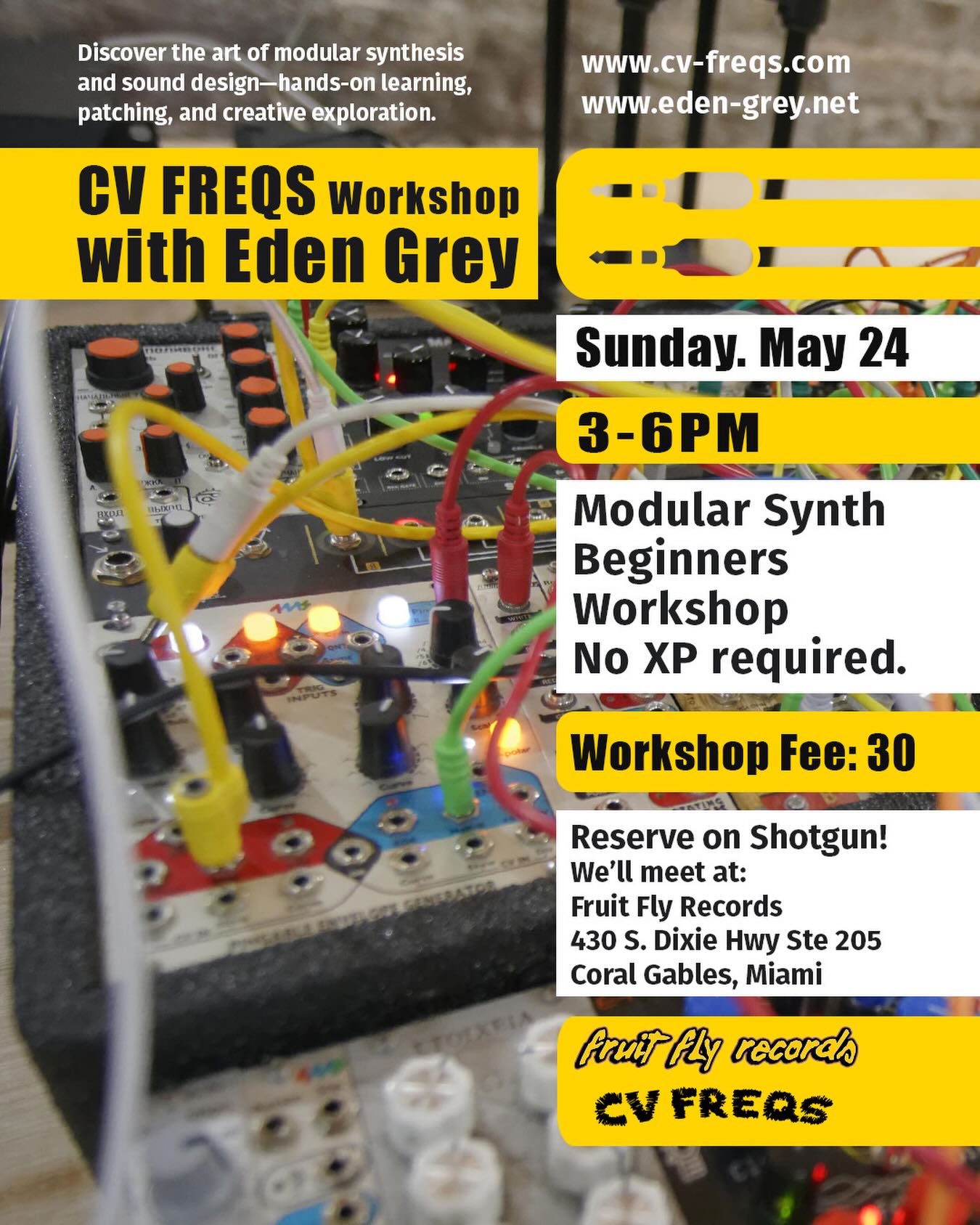 Flyer for CV FREQS Workshop