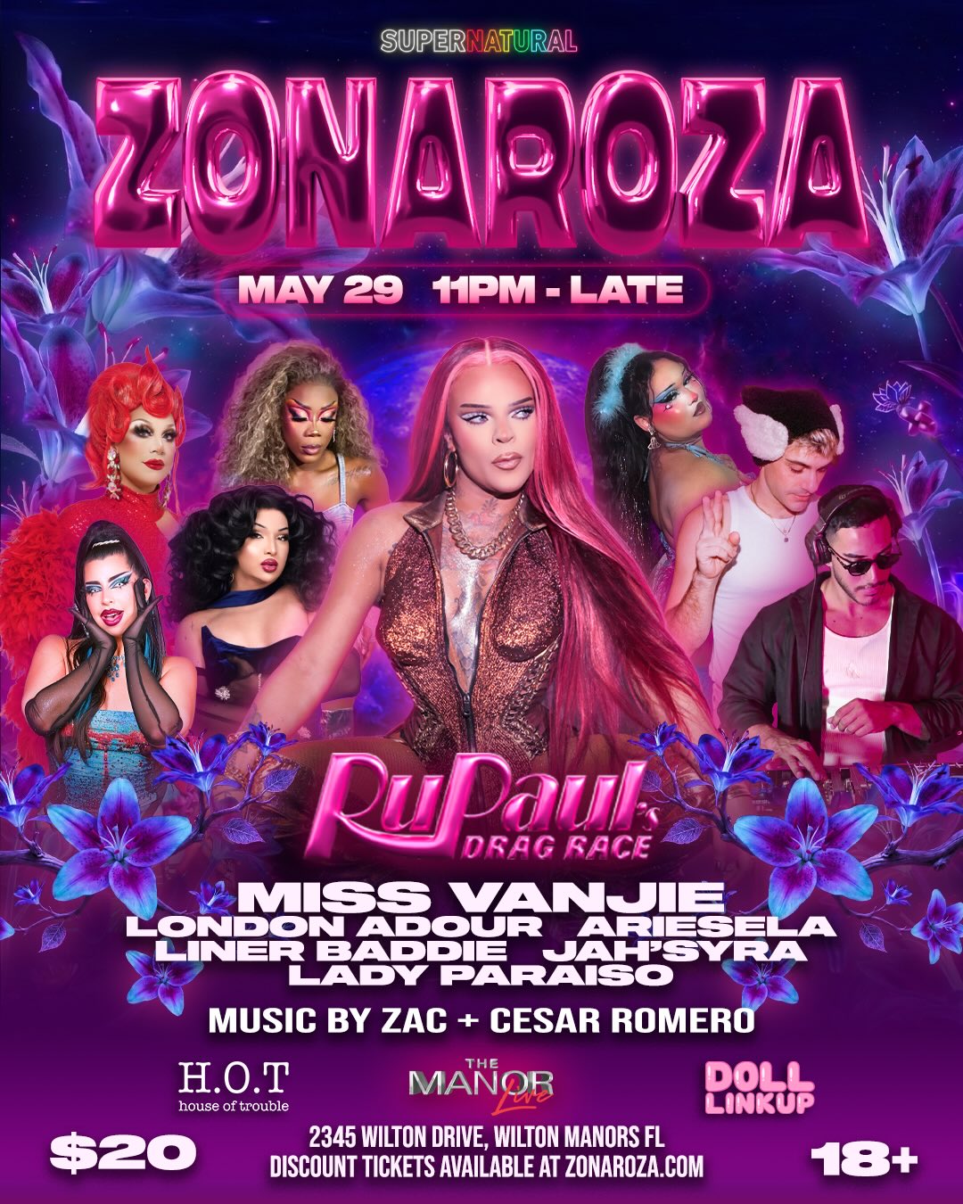 Flyer for ZONAROZA