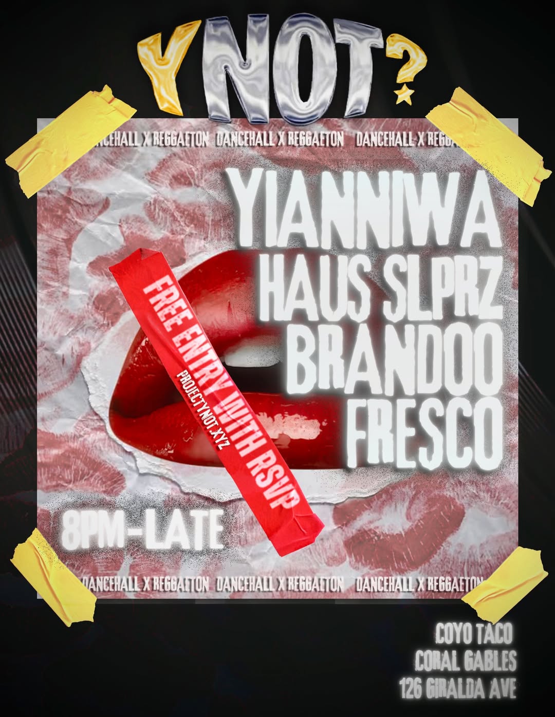Flyer for YNOT?