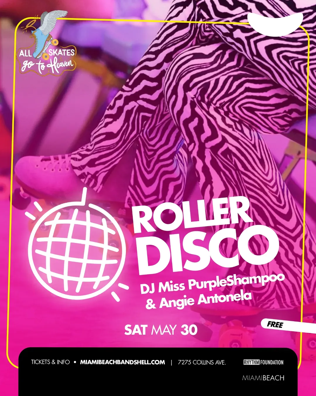 Flyer for Roller Disco
