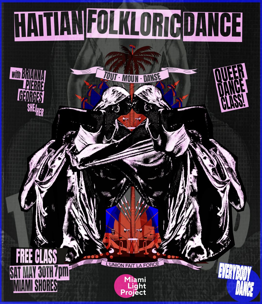 Flyer for Haitian Folkloric Dance