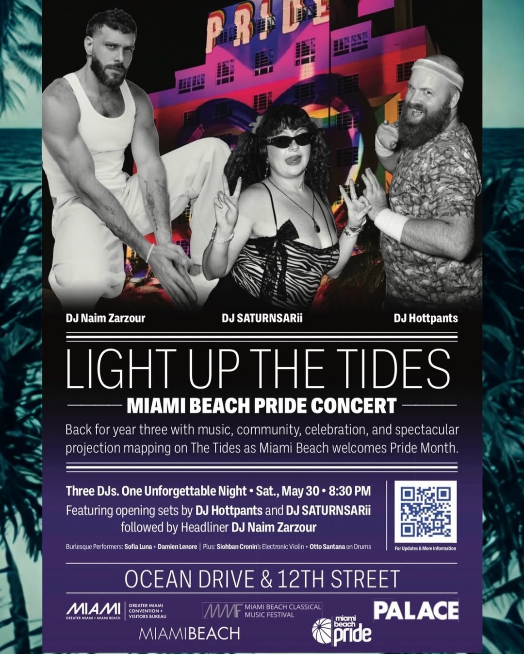 Flyer for Light Up The Tides