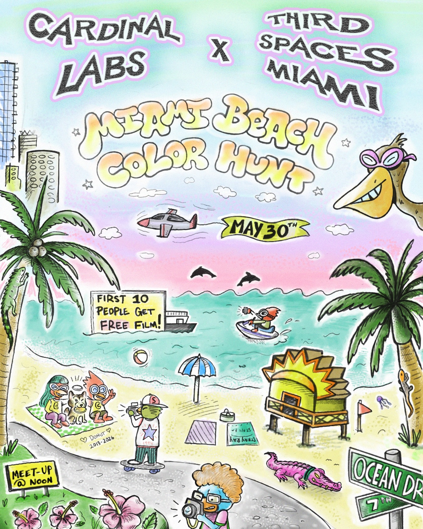 Flyer for Photo Walk: Miami Beach Color Hunt
