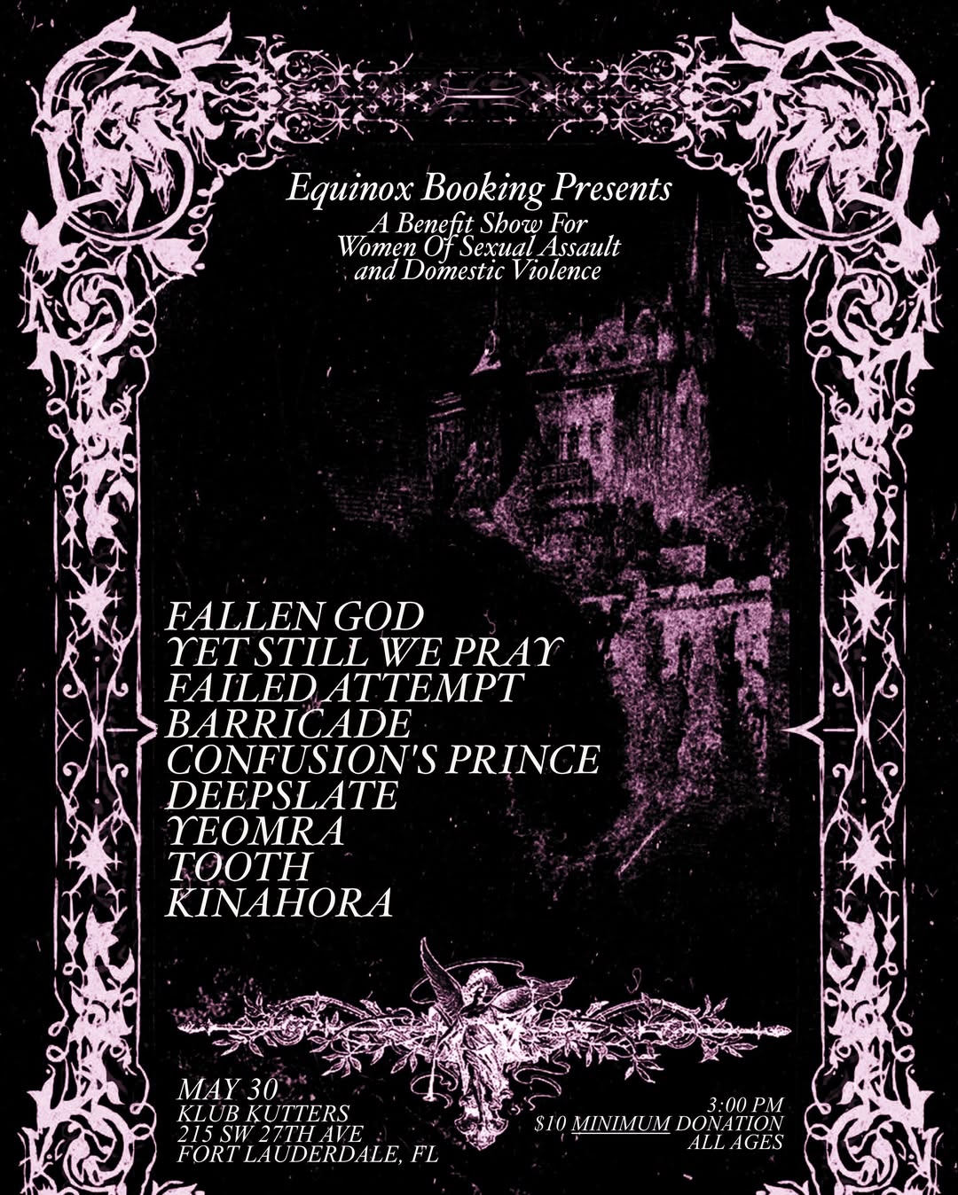 Flyer for Fallen God + Yet Still We Pray +