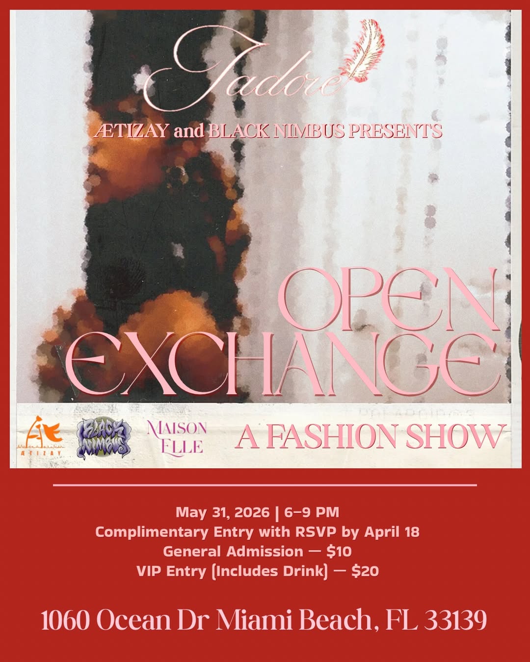 Flyer for Open Exchange: A Fashion Show
