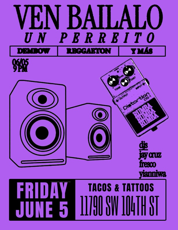 Flyer for Ven Bailalo: Un Perreito