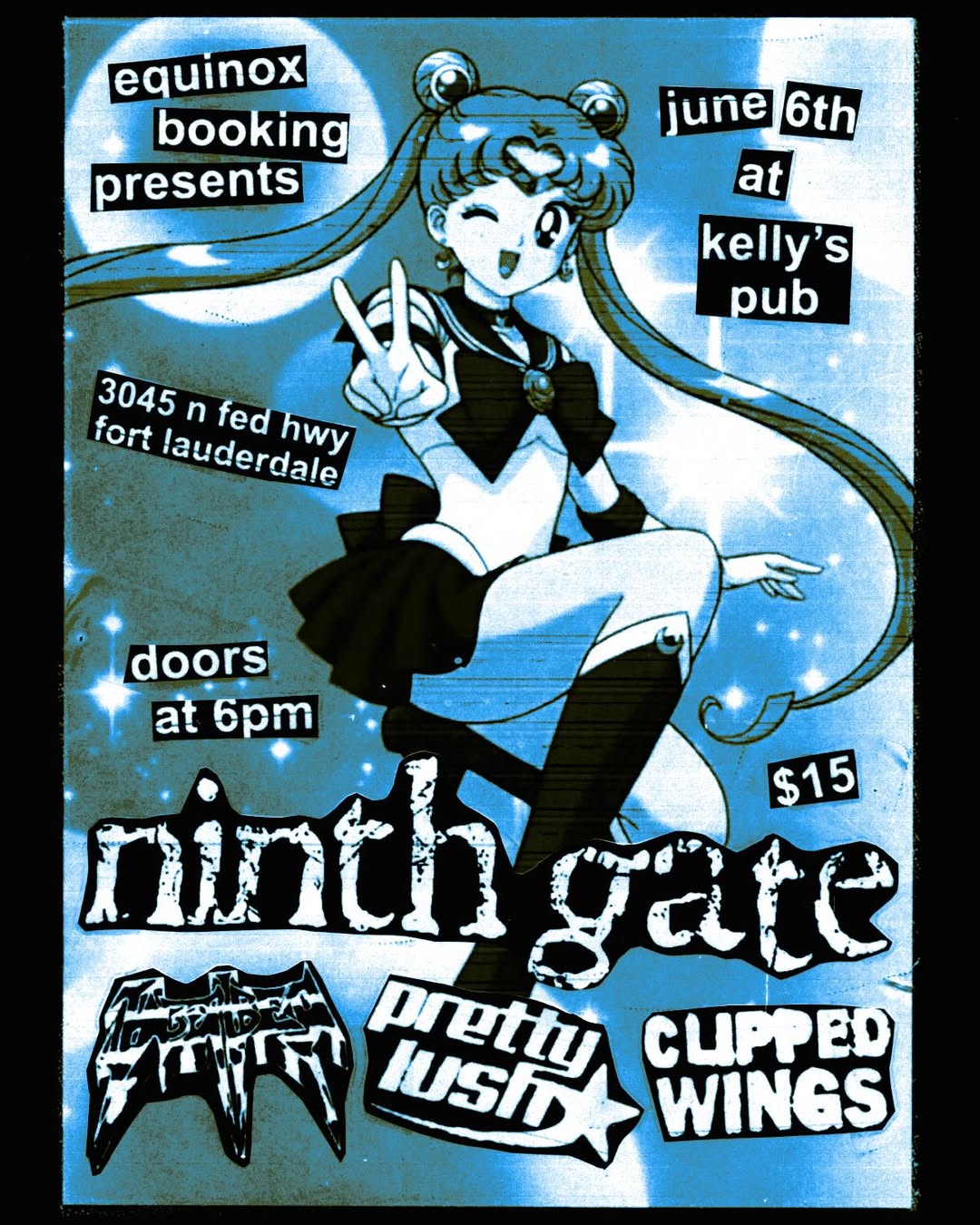 Flyer for ninth gate + pretty lush +