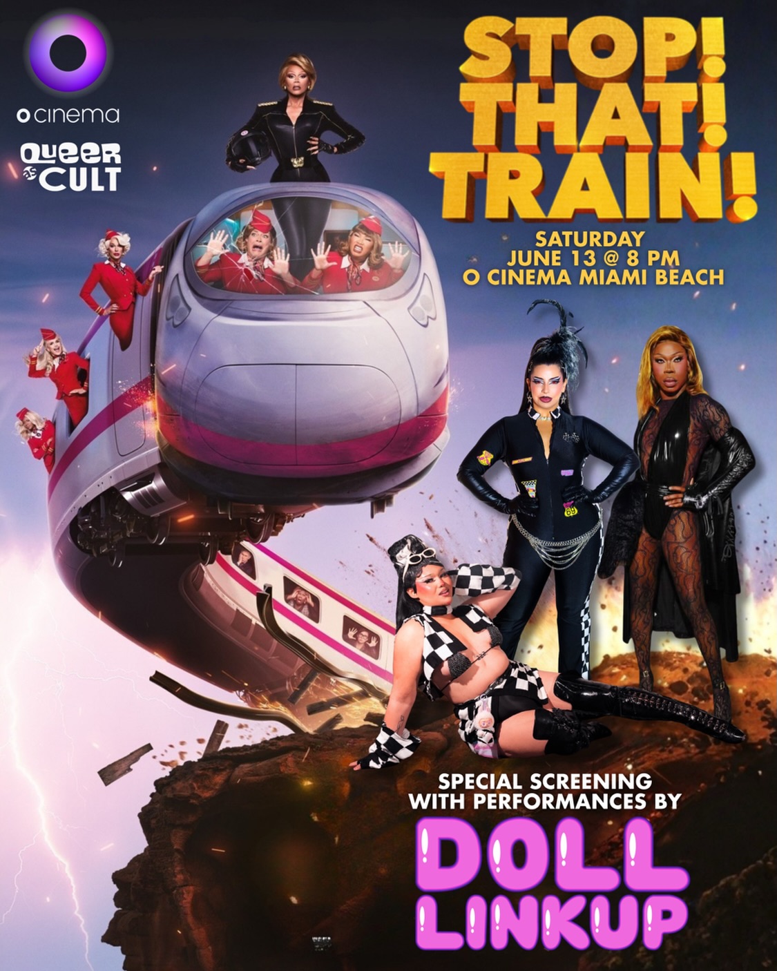 Flyer for STOP! THAT! TRAIN! (2026)