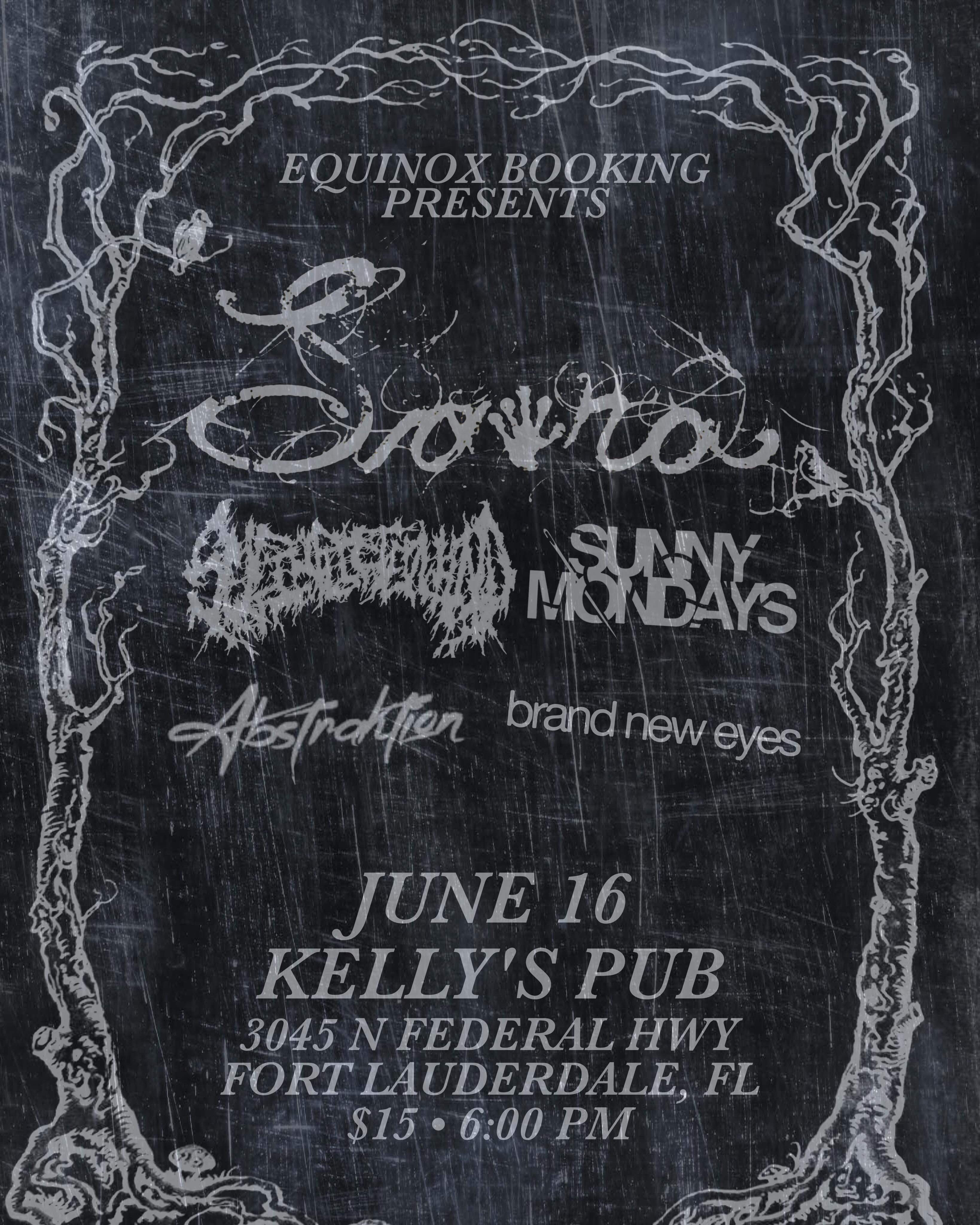 Flyer for Sana + Abstraktion +
