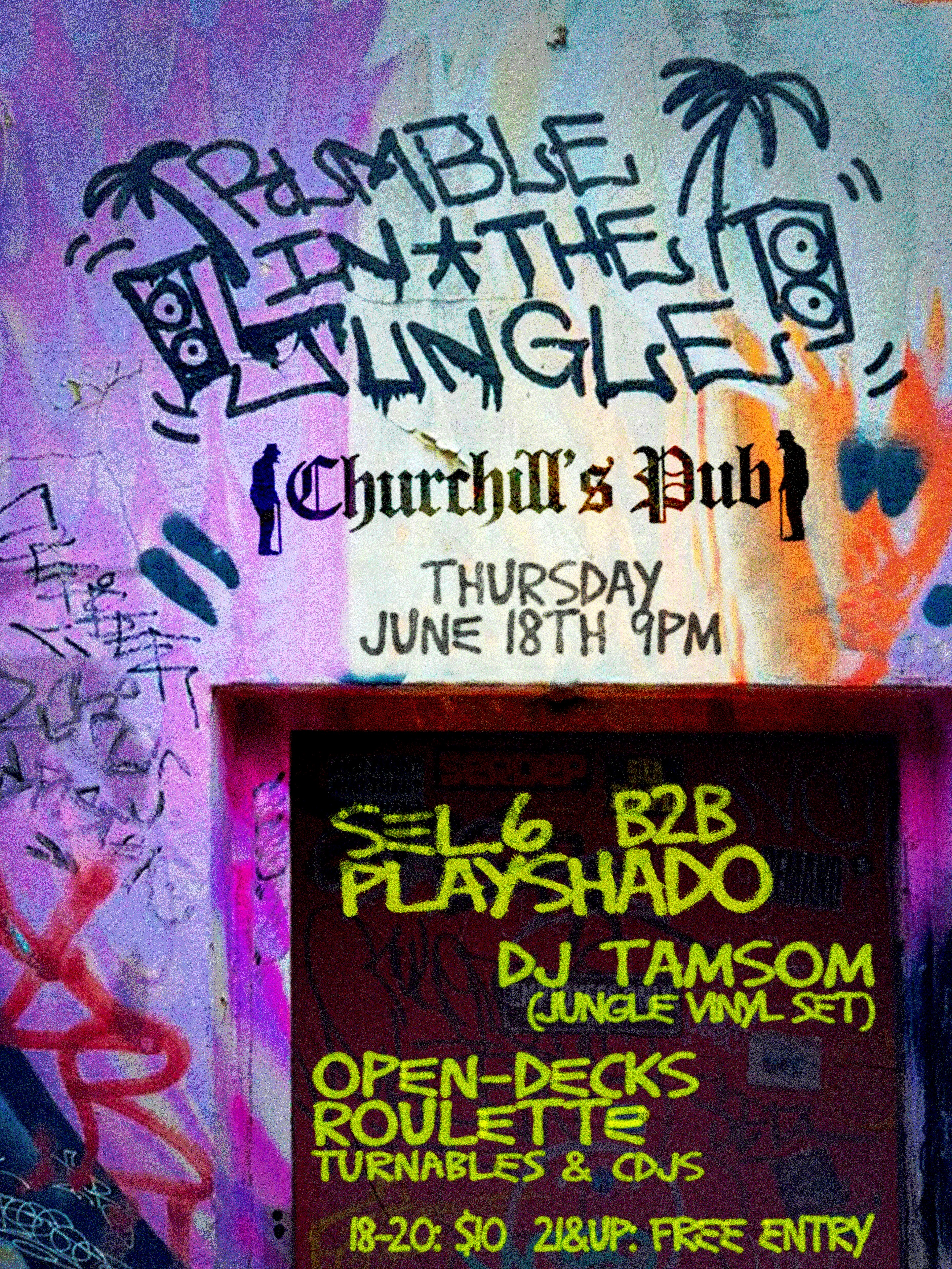 Flyer for Open Decks