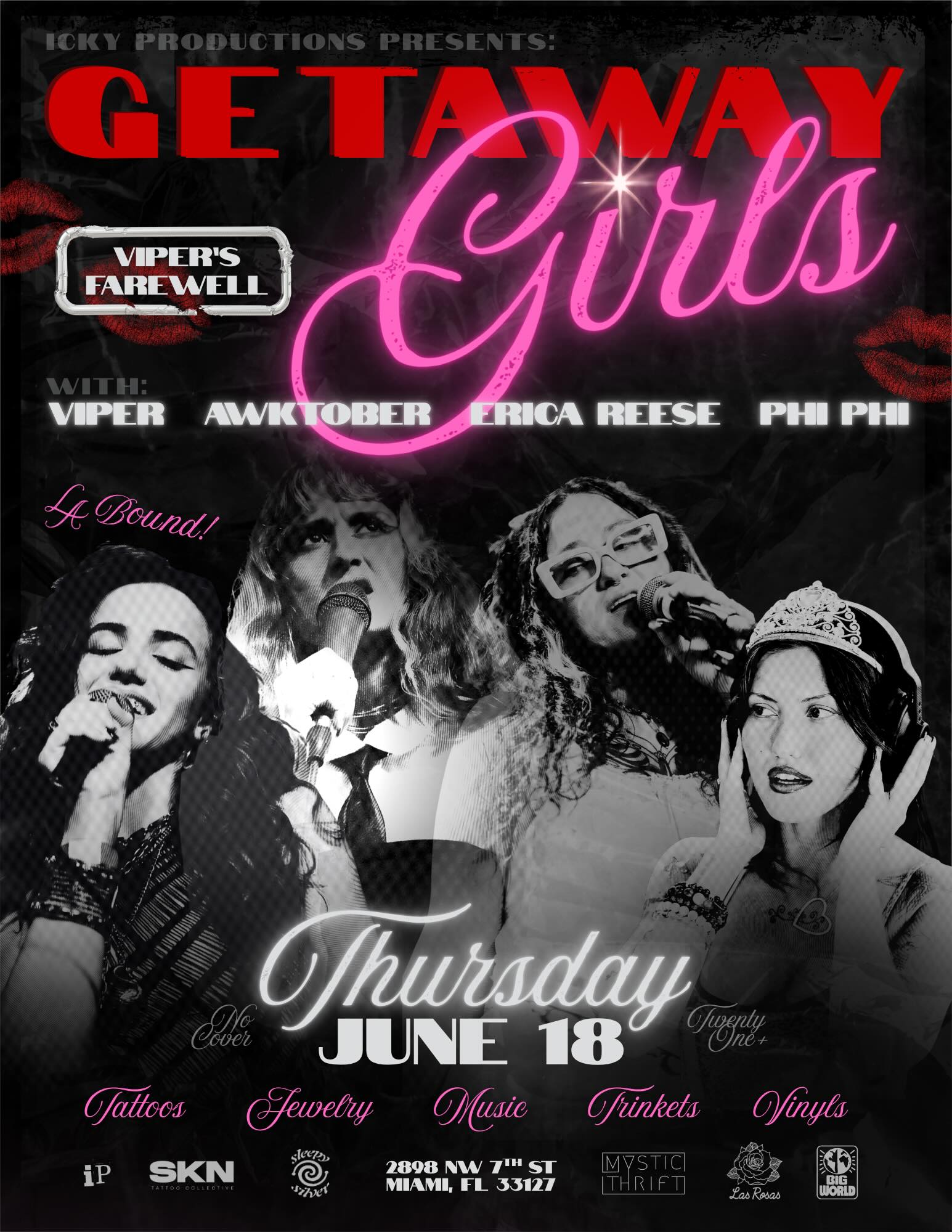 Flyer for Getaway Girls: Viper's Farewell