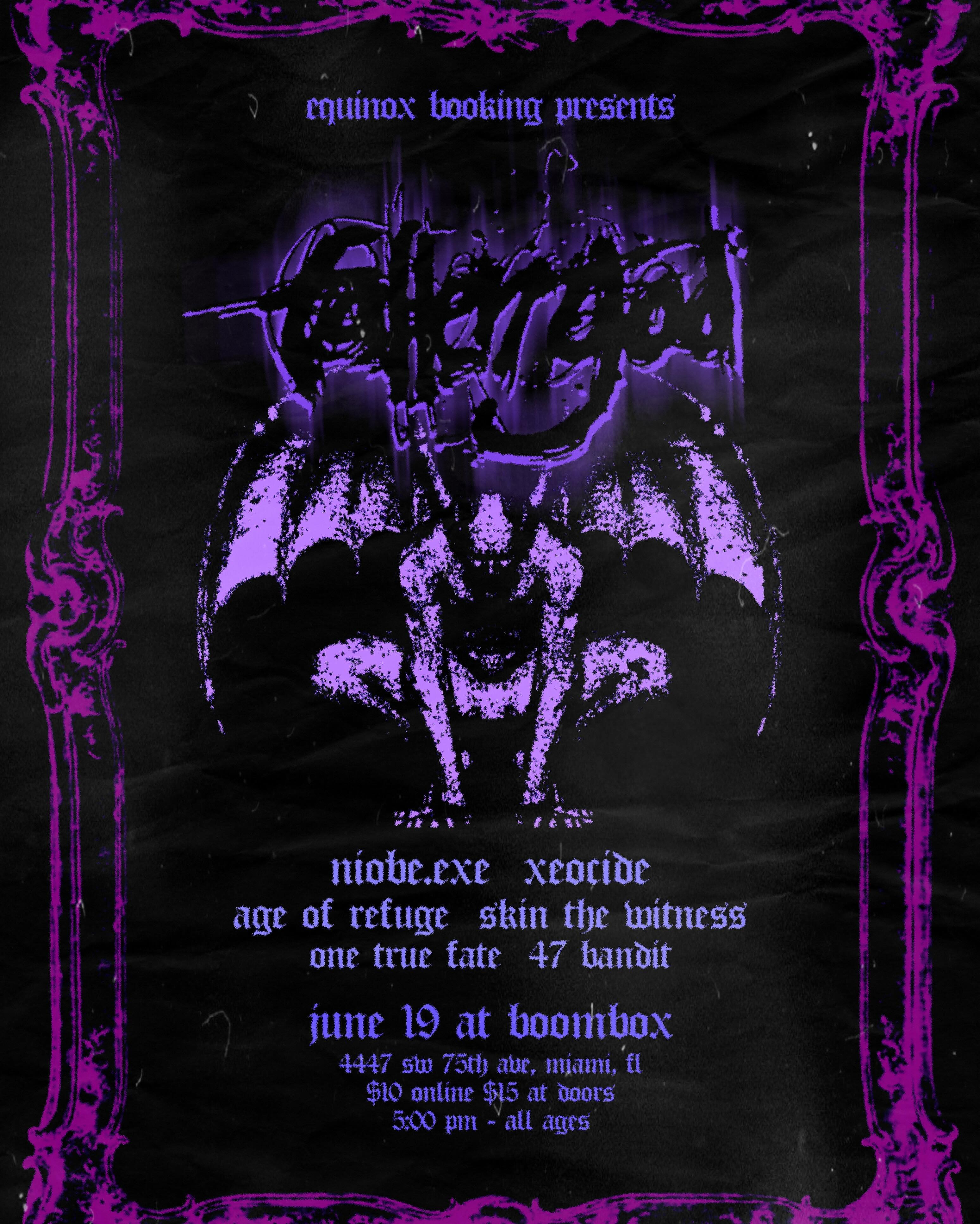 Flyer for Fallen God + niobe.exe +