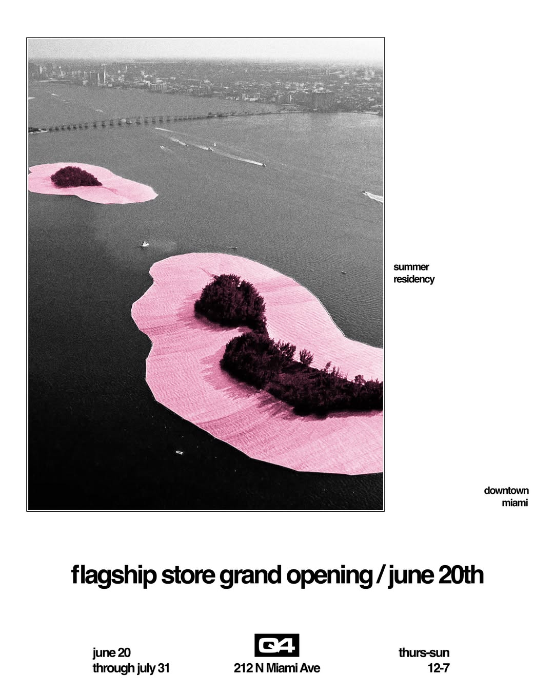 Flyer for Q4 Flagship Store Grand Opening