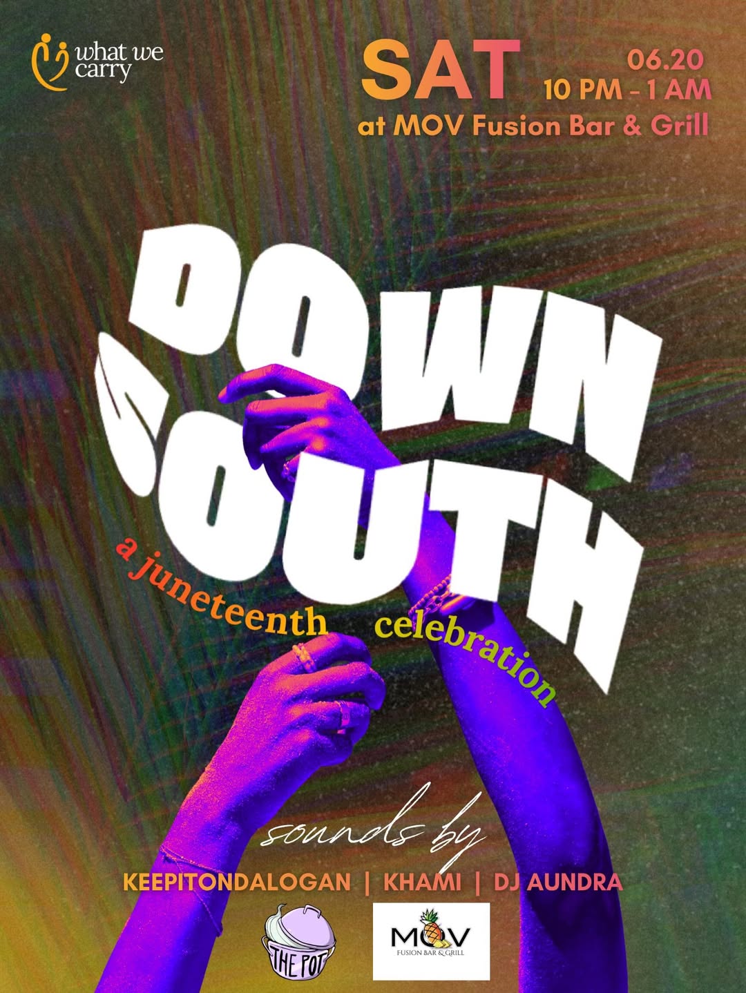 Flyer for Down South: A Juneteenth Celebration