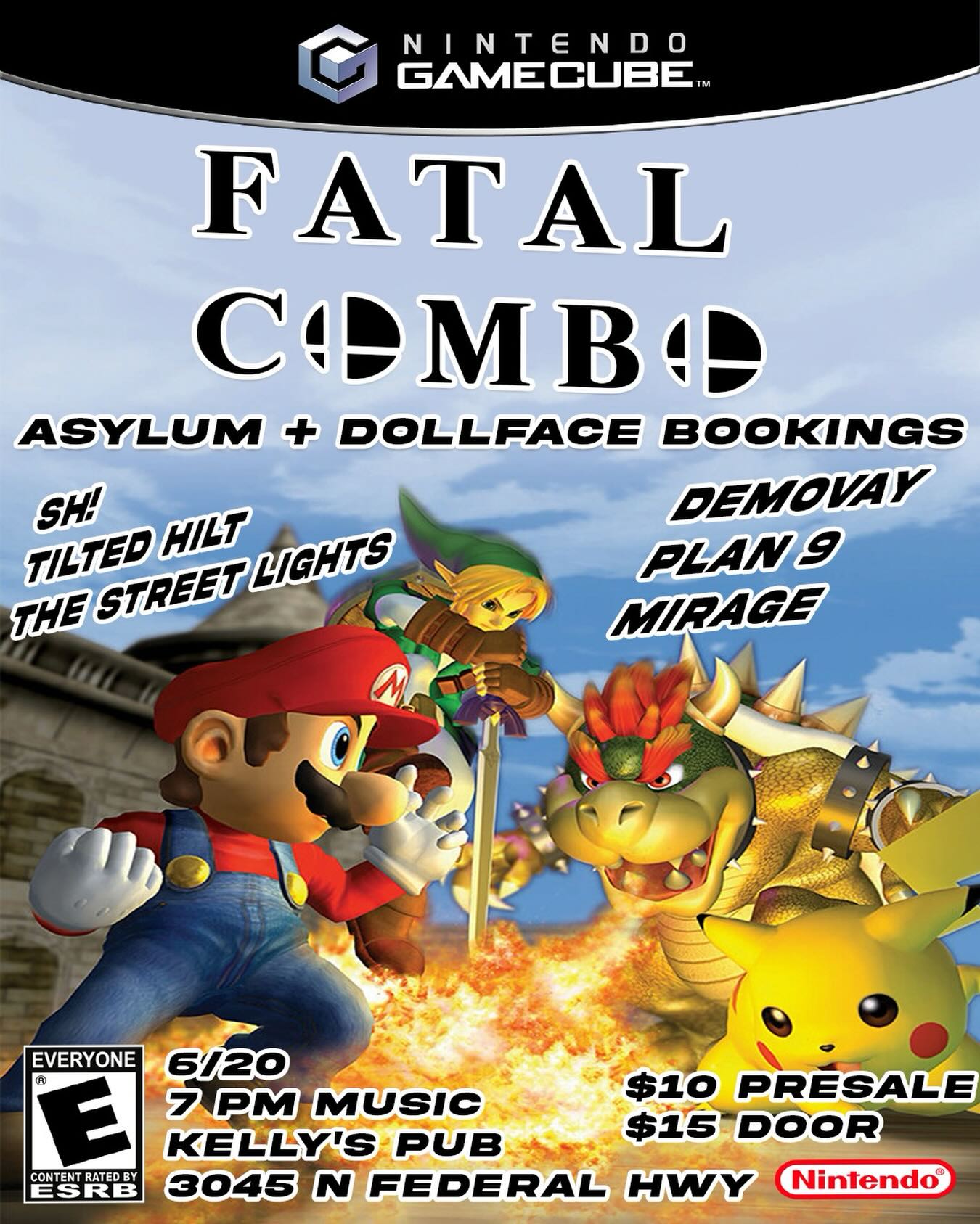 Flyer for FATAL COMBO