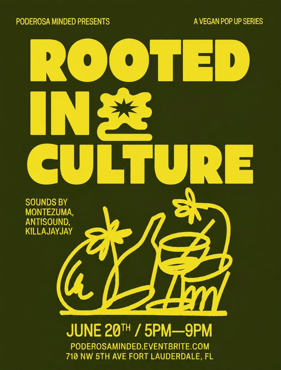 Flyer for Rooted In Culture